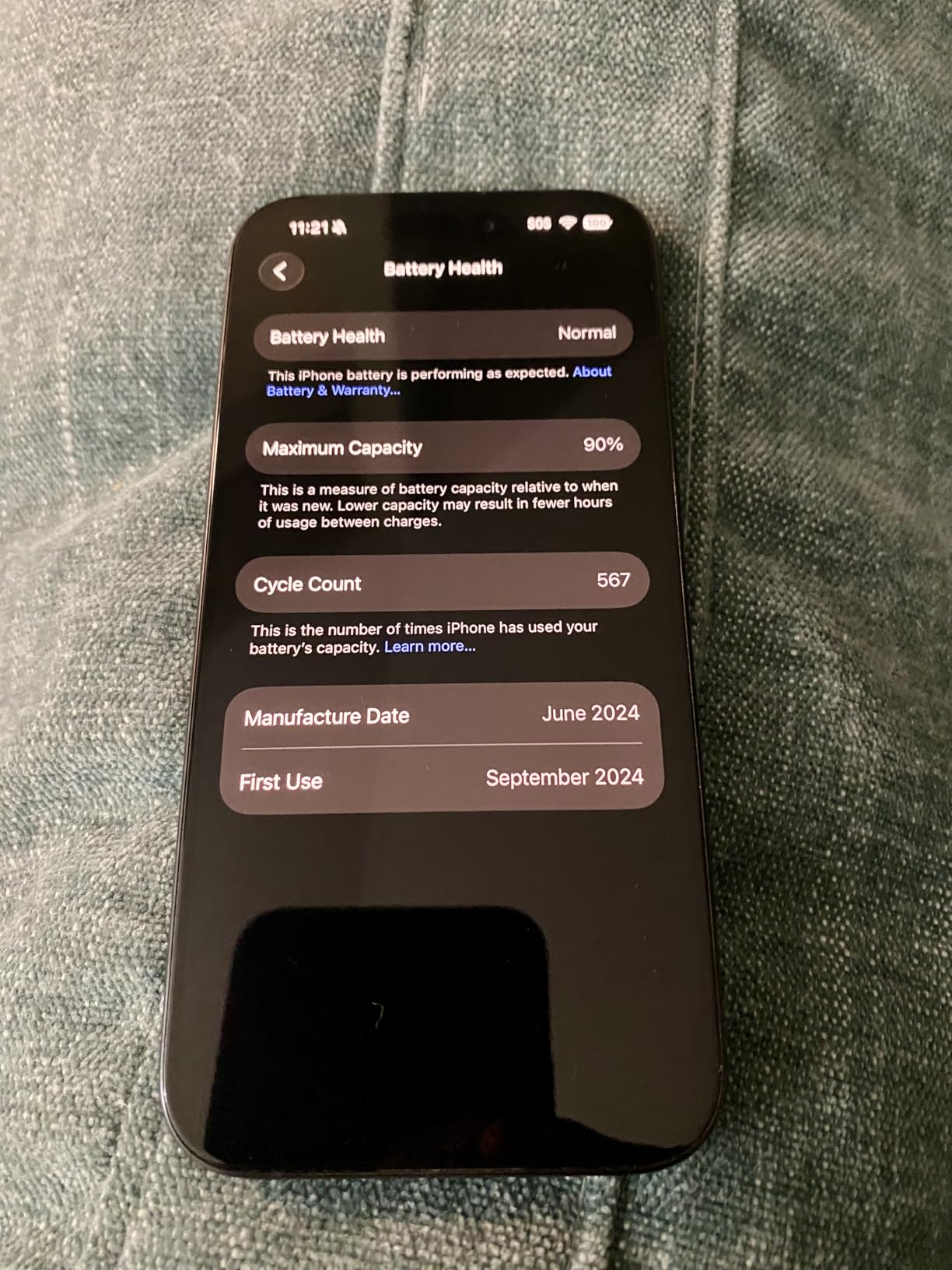 Apple iPhone 15 Pro, 512GB, Natural Titanium - Unlocked (Renewed) customer photo 1
