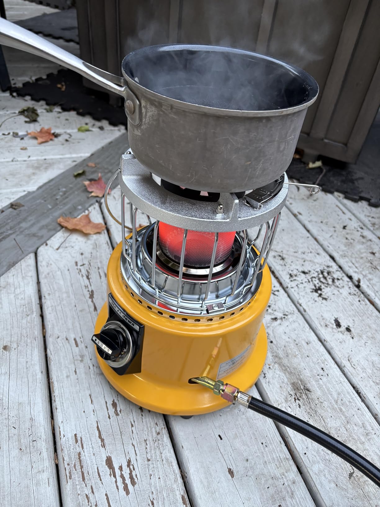 2 in 1 Propane Heater & Stove, 13,000 BTU Portable Propane Heater with Handle, Outdoor for Camping, Tent, Ice Fishing customer photo 2