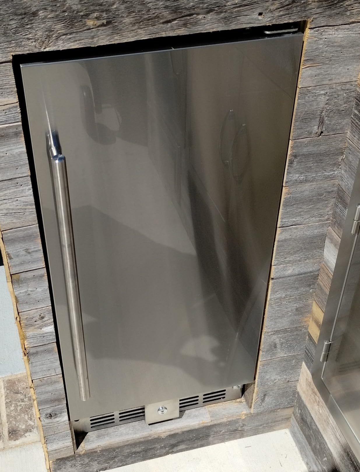 Icyglee 24 Inch Beverage Refrigerator, 180 Cans Undercounter Beverage Fridge with Stainless Steel for Home and Patio Use, Outdoor Refrigerator for Soda, Beer, Wine customer photo 2