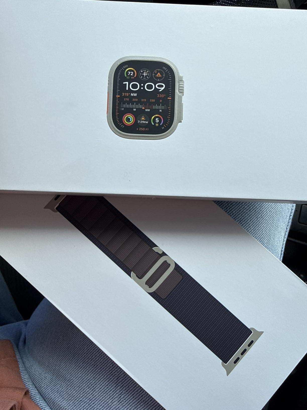 Watch Ultra 2 [GPS + Cellular 49mm] Smartwatch with Rugged Titanium Case & Blue Alpine Loop Small. Fitness Tracker, Precision GPS, Action Button, Extra-Long Battery Life customer photo 2