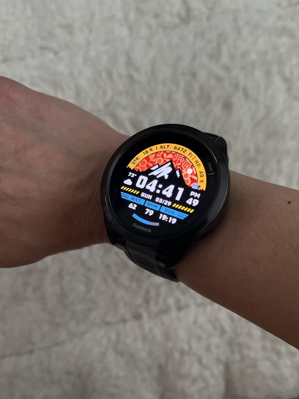 Garmin Forerunner 165 Music, Running Smartwatch, Colorful AMOLED Display, Training Metrics and Recovery Insights, Music on Your Wrist, Black customer photo 2