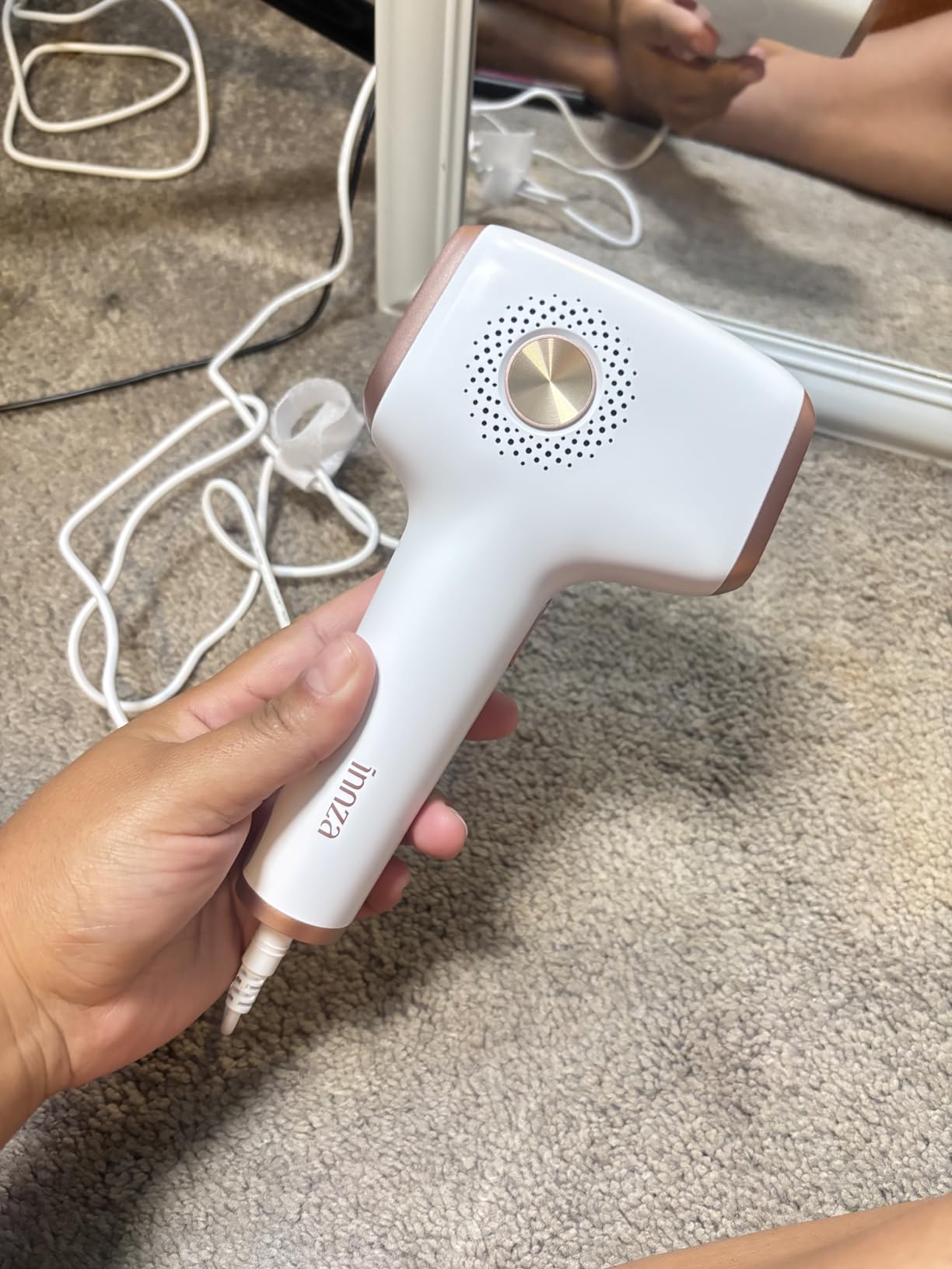 INNZA IPL Hair Removal with Ice Cooling Care Function for Women and men customer photo 1