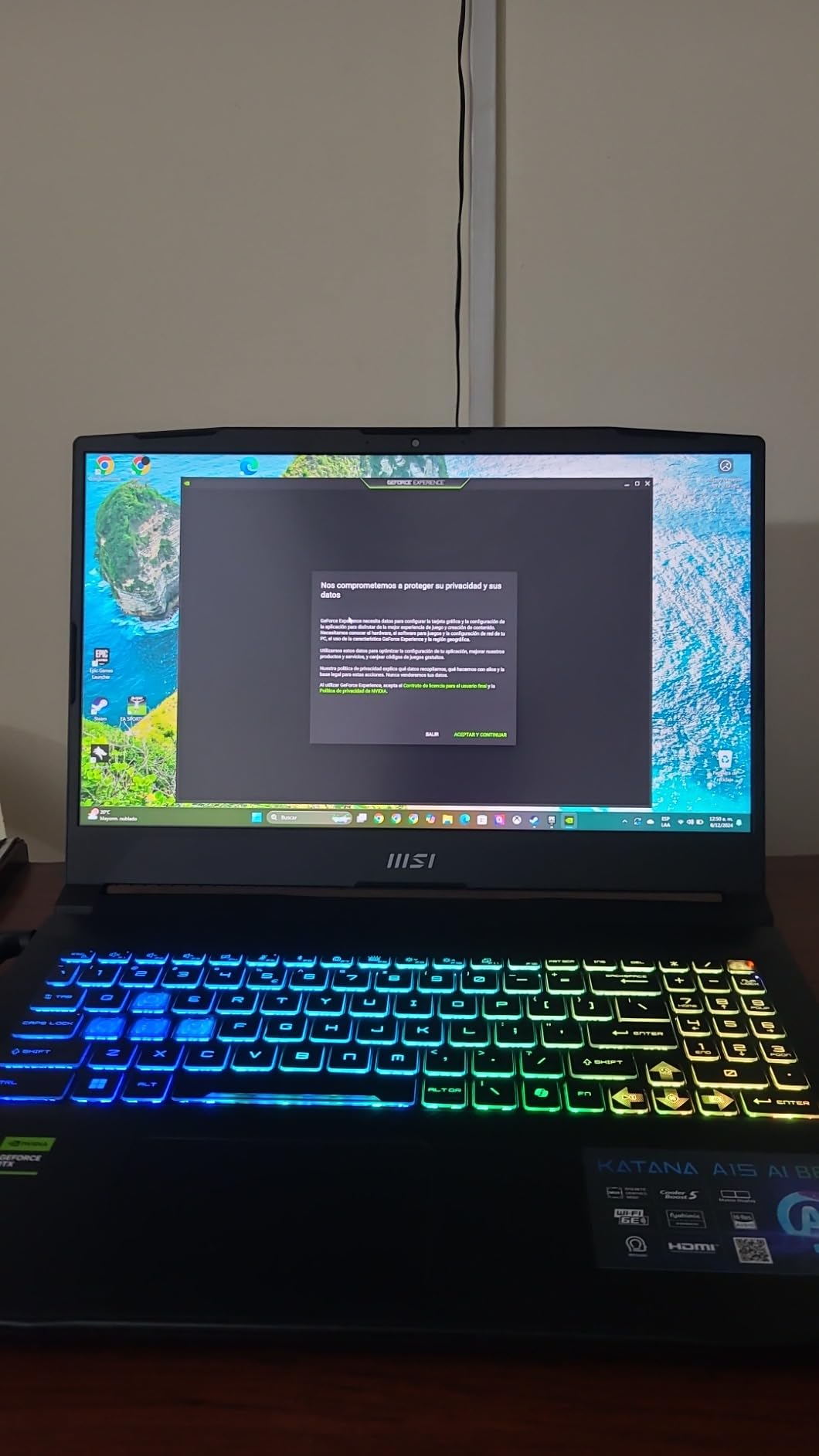 Katana A15 AI Gaming Laptop 15.6