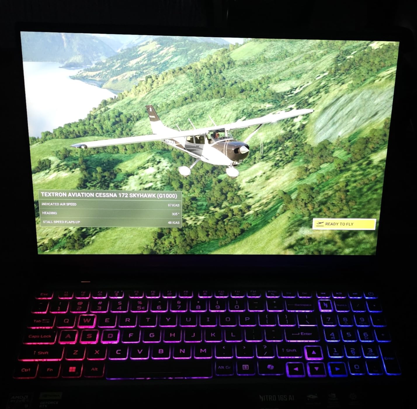 Acer Nitro 16S AI Copilot+ PC Gaming Laptop - AMD Ryzen AI 9 365 Processor - NVIDIA GeForce RTX 5070 Ti Laptop GPU - 16