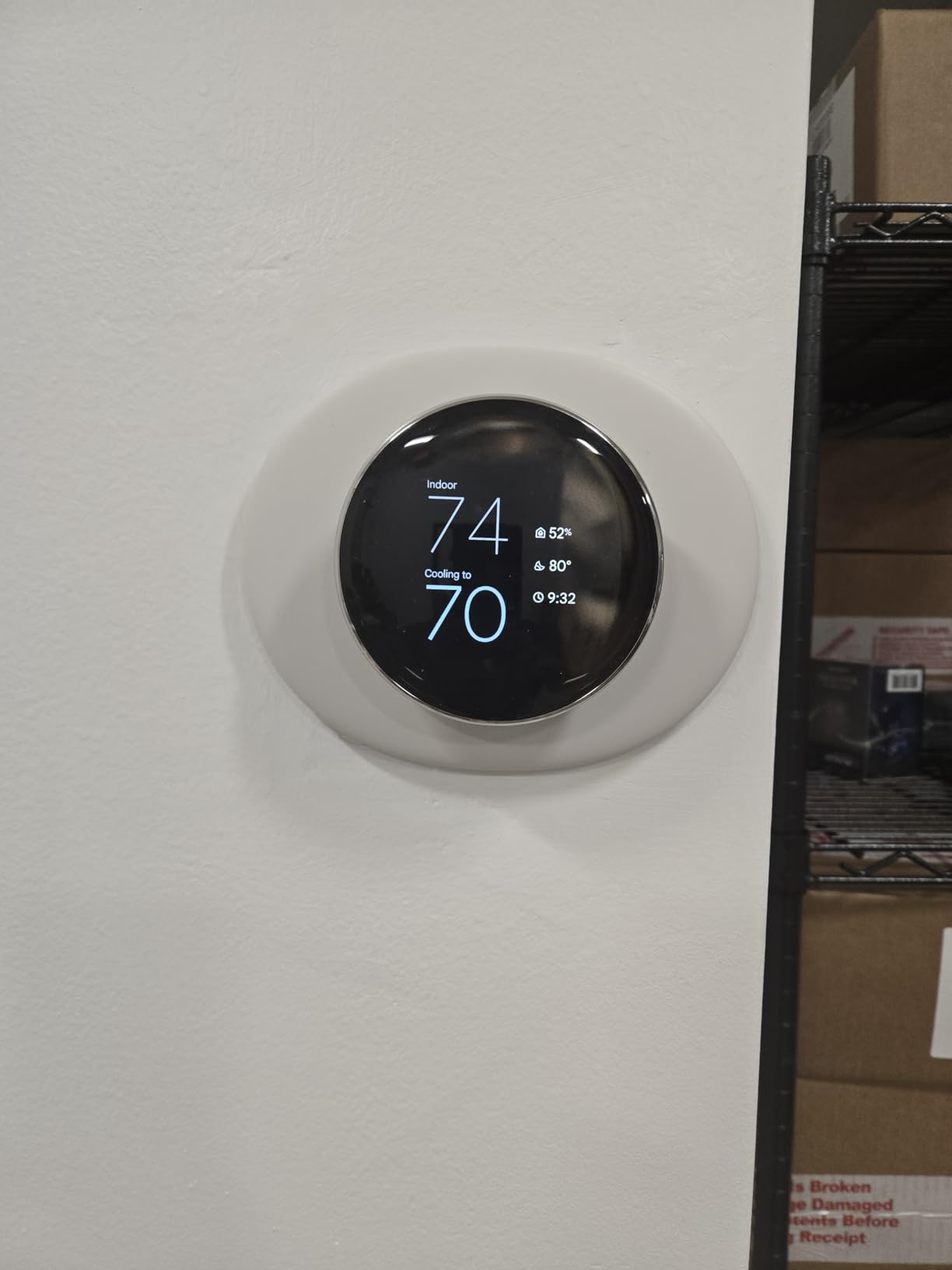 Google Nest Learning Thermostat (4th gen) + Nest Temperature Sensor (2nd gen) - Obsidian customer photo 2