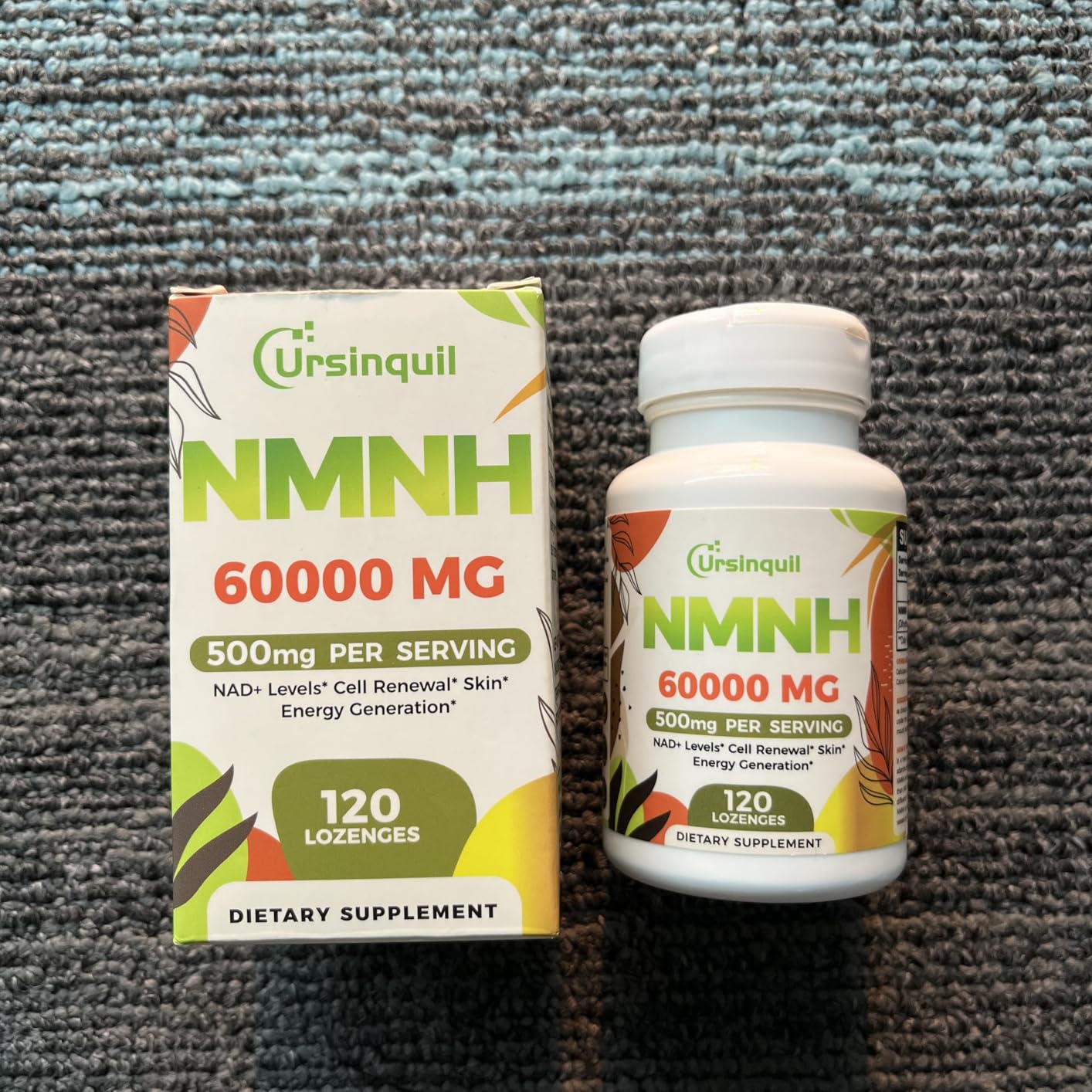 Sublingual NMNH 500mg (240-Day Supply, 500mg per Serving) NMNH (Dihydronicotinamide Mononucleotide), NAD Supplement for NAD Levels as We Age, for Anti-Aging, Energy, Immunity, Focus - 120 Count customer photo 1