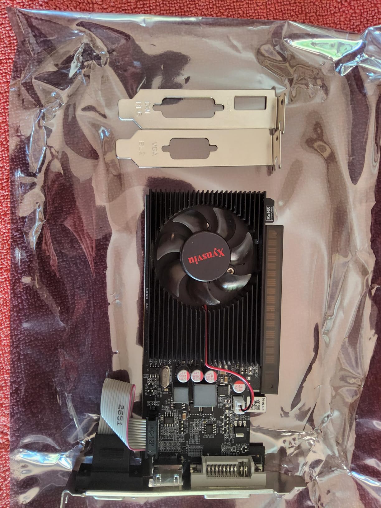 GeForce GT740 2G Graphics Card, GPU Support HDMI 4 Monitor Output Computer Low Profile Video Card PC 4 Port Video Cards customer photo 2
