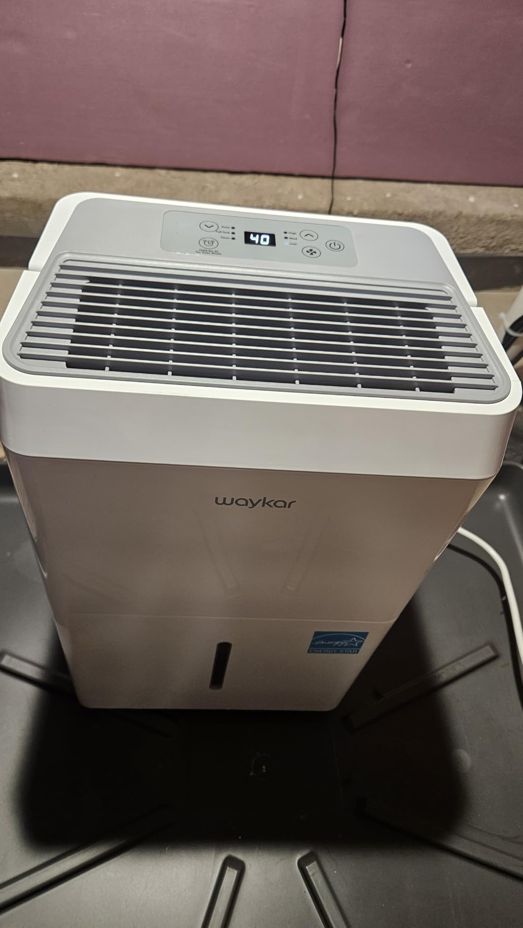 6000 Sq.Ft Energy Star Dehumidifier for Basement & Home, 120 Pint/Day with Drain Hose & Tank, Ultra Quiet (40 dB), Smart Auto Comfort Mode customer photo 2