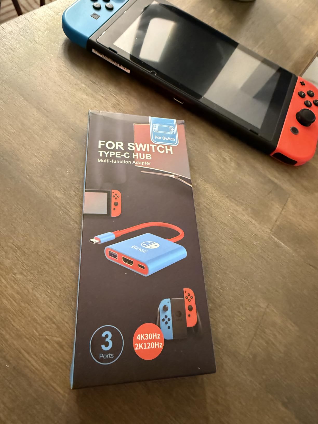 Switch Dock Compatible with Nintendo Switch Docking Station Portable Switch TV Adapter Support 4K/30HZ Switch OLED Switch Travel Dock with HDMI2.0 USB3.0 Port customer photo 1