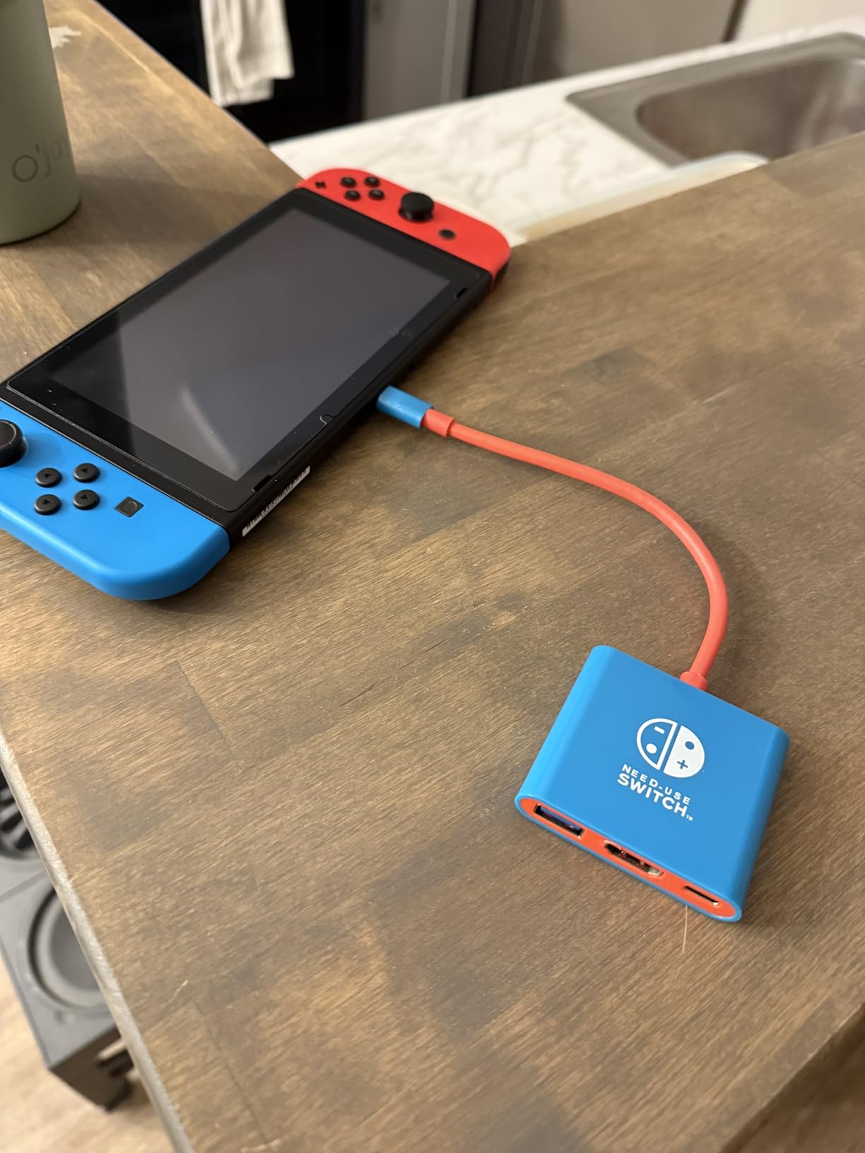 Switch Dock Compatible with Nintendo Switch Docking Station Portable Switch TV Adapter Support 4K/30HZ Switch OLED Switch Travel Dock with HDMI2.0 USB3.0 Port customer photo 2