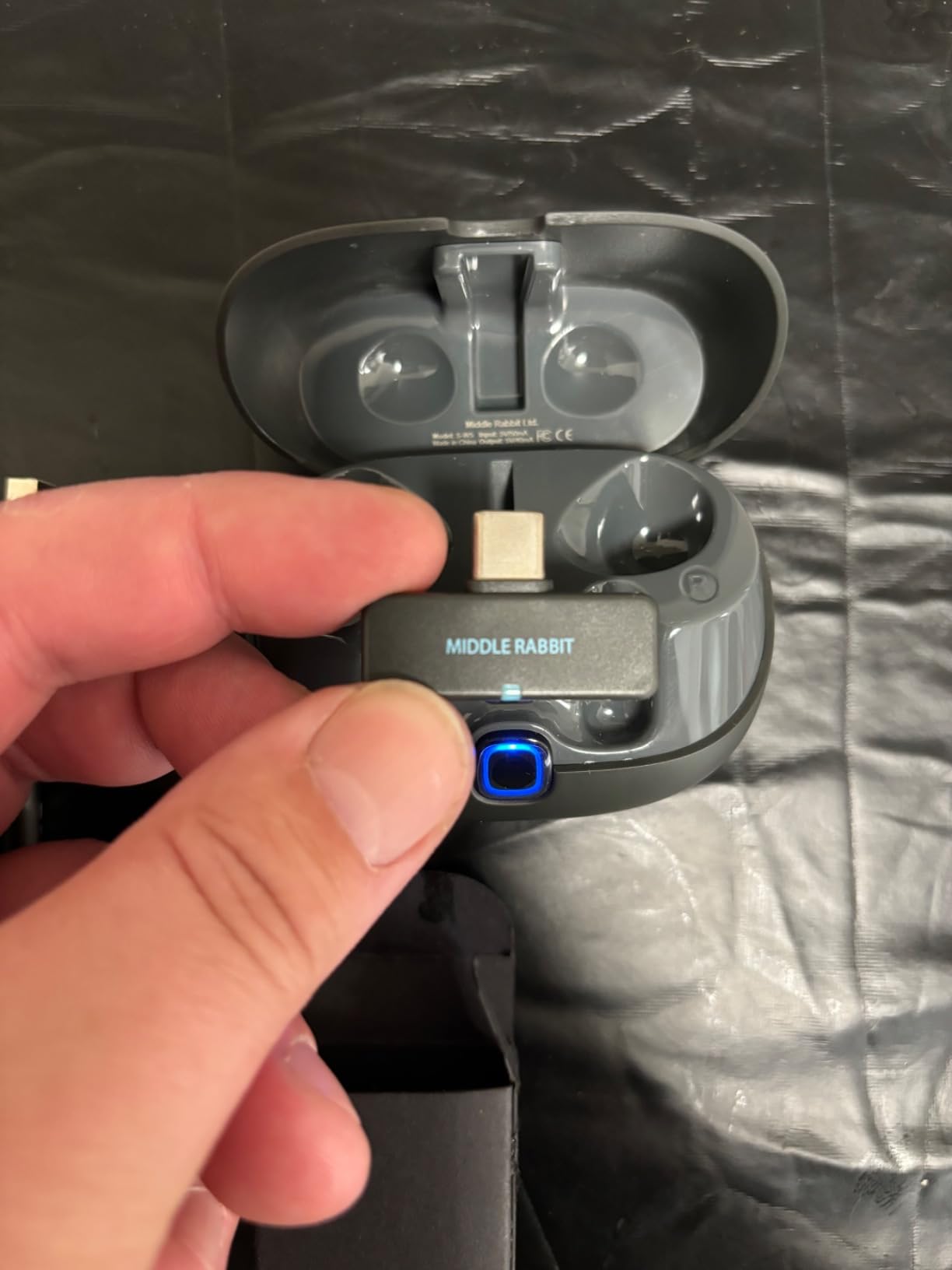 Middle Rabbit SW5 Wireless Gaming Earbuds with Mic, Compatible with PC PS5 PS4 Desktop VR, Computer Headphones, 2.4G Dongle & Bluetooth 5.4 Dual-Mode, 4 Built-in Microphones, 20ms Low Latency customer photo 2