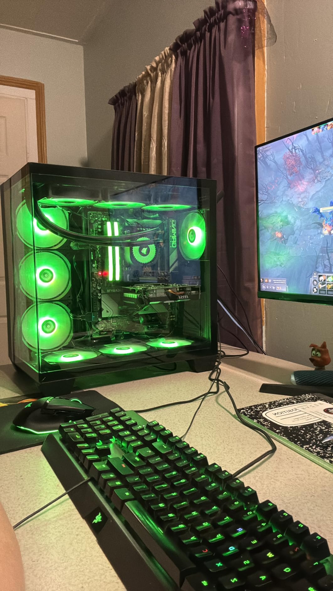 CORSAIR Nautilus 360 RS ARGB Liquid CPU Cooler, 360mm AIO, Low-Noise, Direct Motherboard Connection, Daisy-Chain, Intel LGA 1851/1700, AMD AM5/AM4, 3X RS120 ARGB Fans Included, Black customer photo 2
