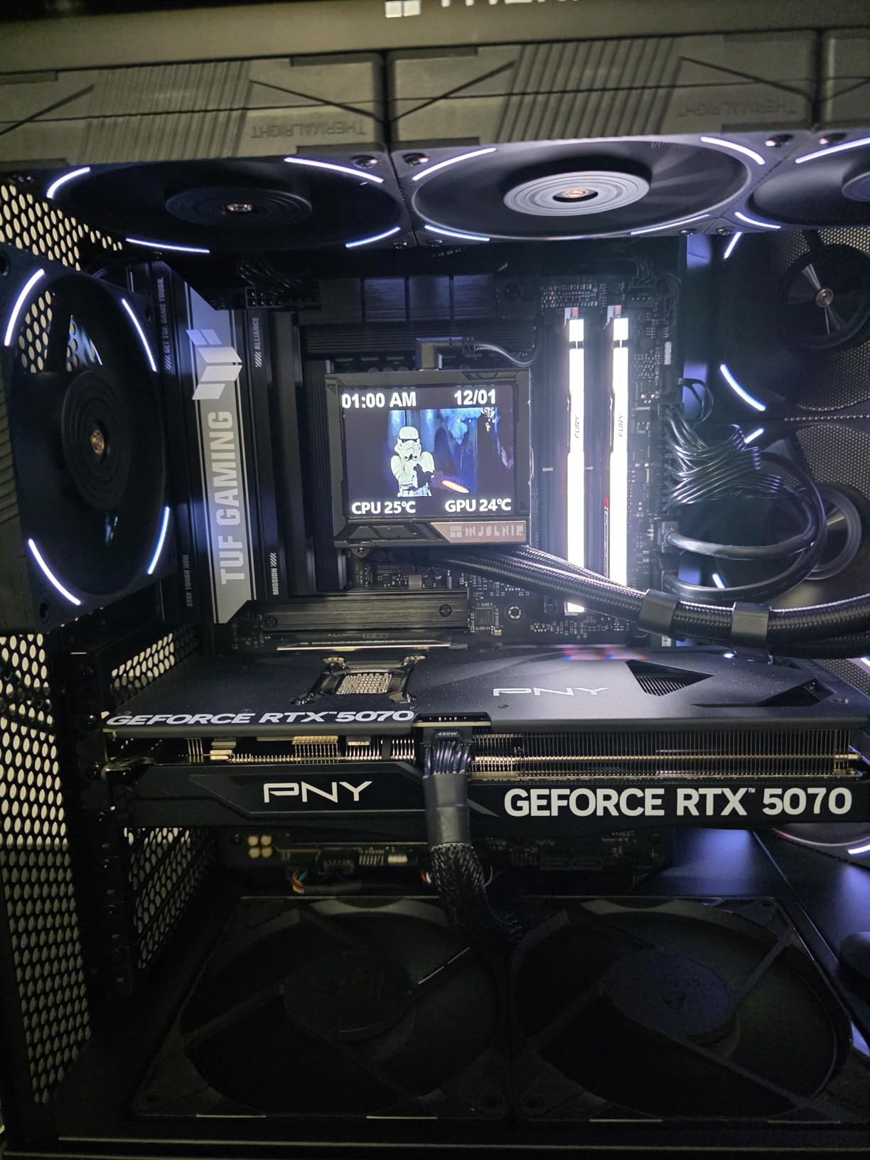 ASUS TUF Gaming B860-PLUS WiFi B860 LGA 1851 ATX Motherboard, Intel Core Ultra Series 2 Ready, Advanced AI PC-Ready, 12+1+2+1 Stages, DDR5, PCIe 5.0, 3X M.2, Wi-Fi 7, 2.5Gb LAN, USB 20Gbps Type-C customer photo 1