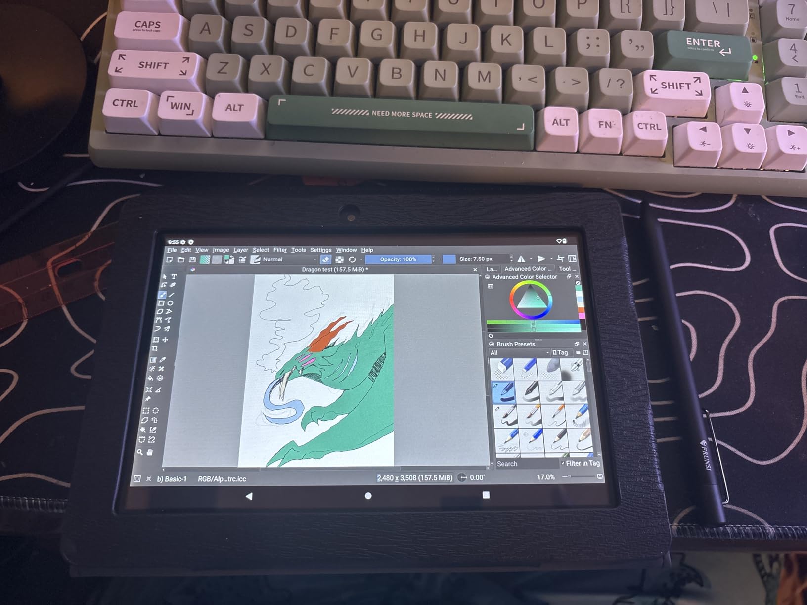 T8 Drawing Tablet No Computer Needed, 8 inch FHD Display, Octa-Core CPU, Pre-Installed Drawing Apps & Tutorials, More Bonus Items for Beginners, Artists, Students customer photo 2