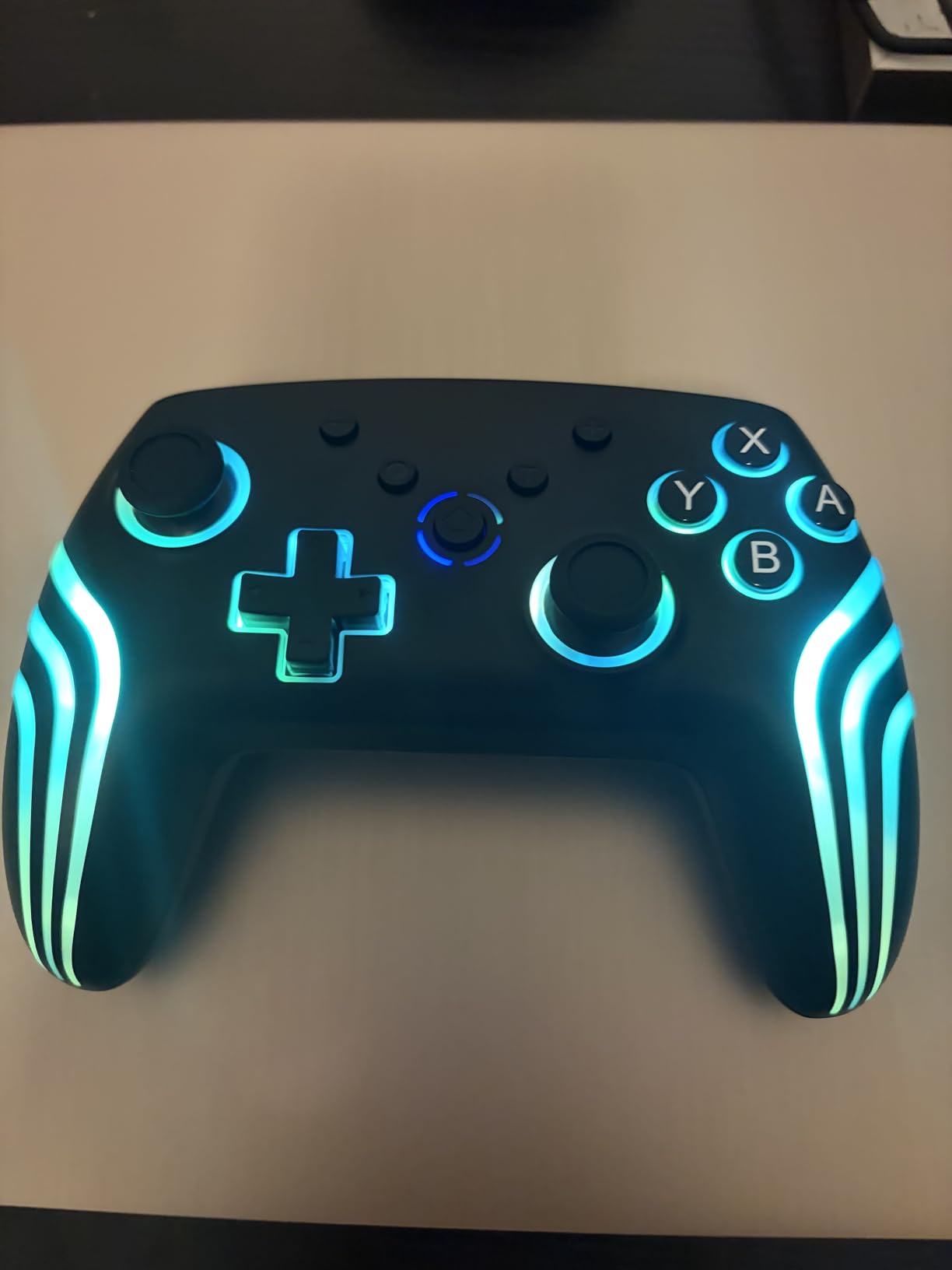 MYSTILUCK Wireless Pro Controller for Switch/Switch 2/Lite/OLED/PC, Gamepad with 7 Color-Changing RGB Lighting/Dual Vibration/6-Axis Gyroscope/Turbo, Ergonomically Designed Precise Joystick customer photo 2