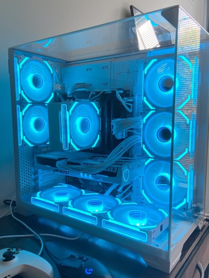Lian Li O11 Vision Compact White-Steel-Tempered Glass ATX Mid Tower Computer Case - Back Connect Support (O11VPW) customer photo 2