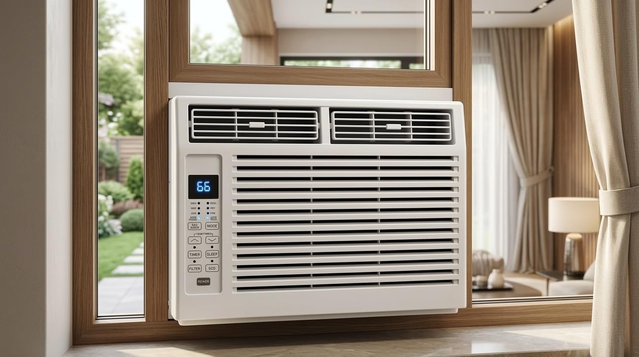Electactic Window Air Conditioner, 14000 BTU Window AC Unit, Cooling Room 700sq.ft, Fast Cooling, 24H Timer, Dehumidifier Mode, Energy Saving, Remote Control for Living Room, Bedroom, Office customer photo 1