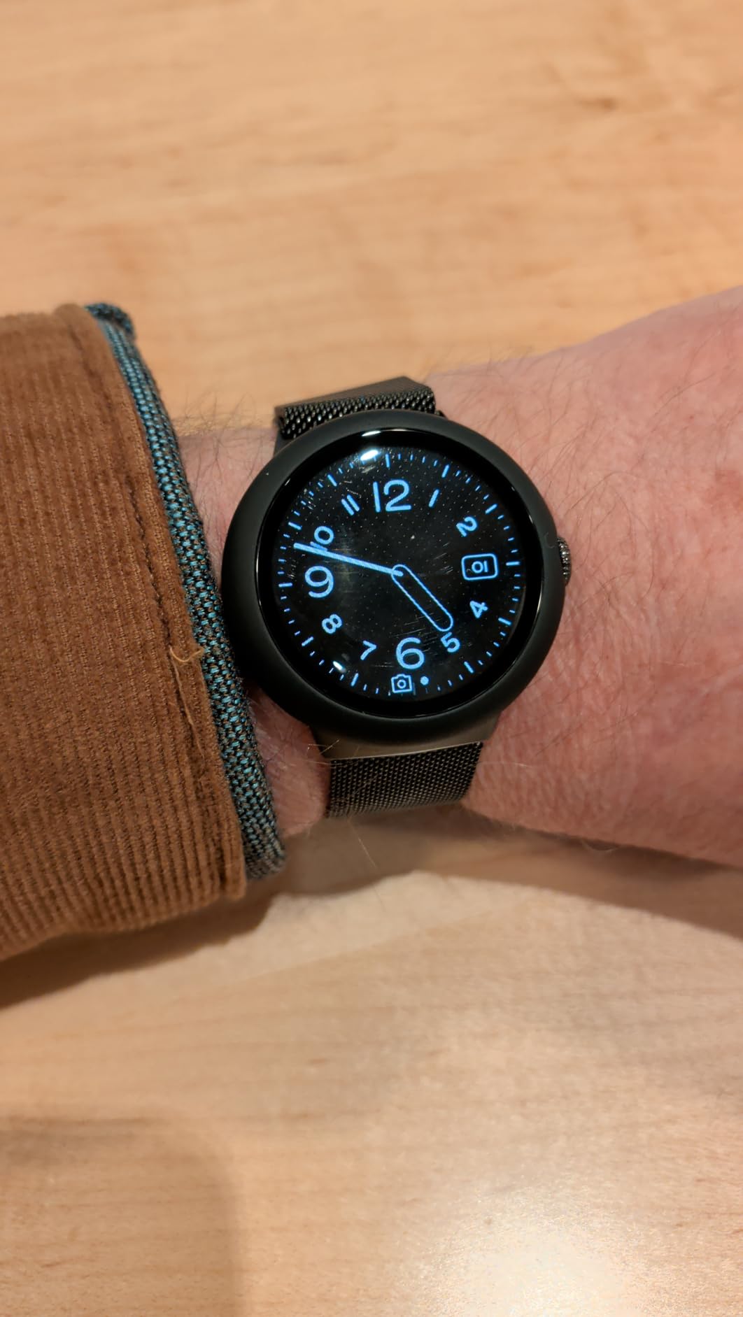 Google Pixel Watch 2 with the Best of Fitbit and Google - Heart Rate Tracking, Stress Management, Safety Features - Android Smartwatch, Matte Black Aluminum Case, Obsidian Active Band - LTE (Renewed) customer photo 1