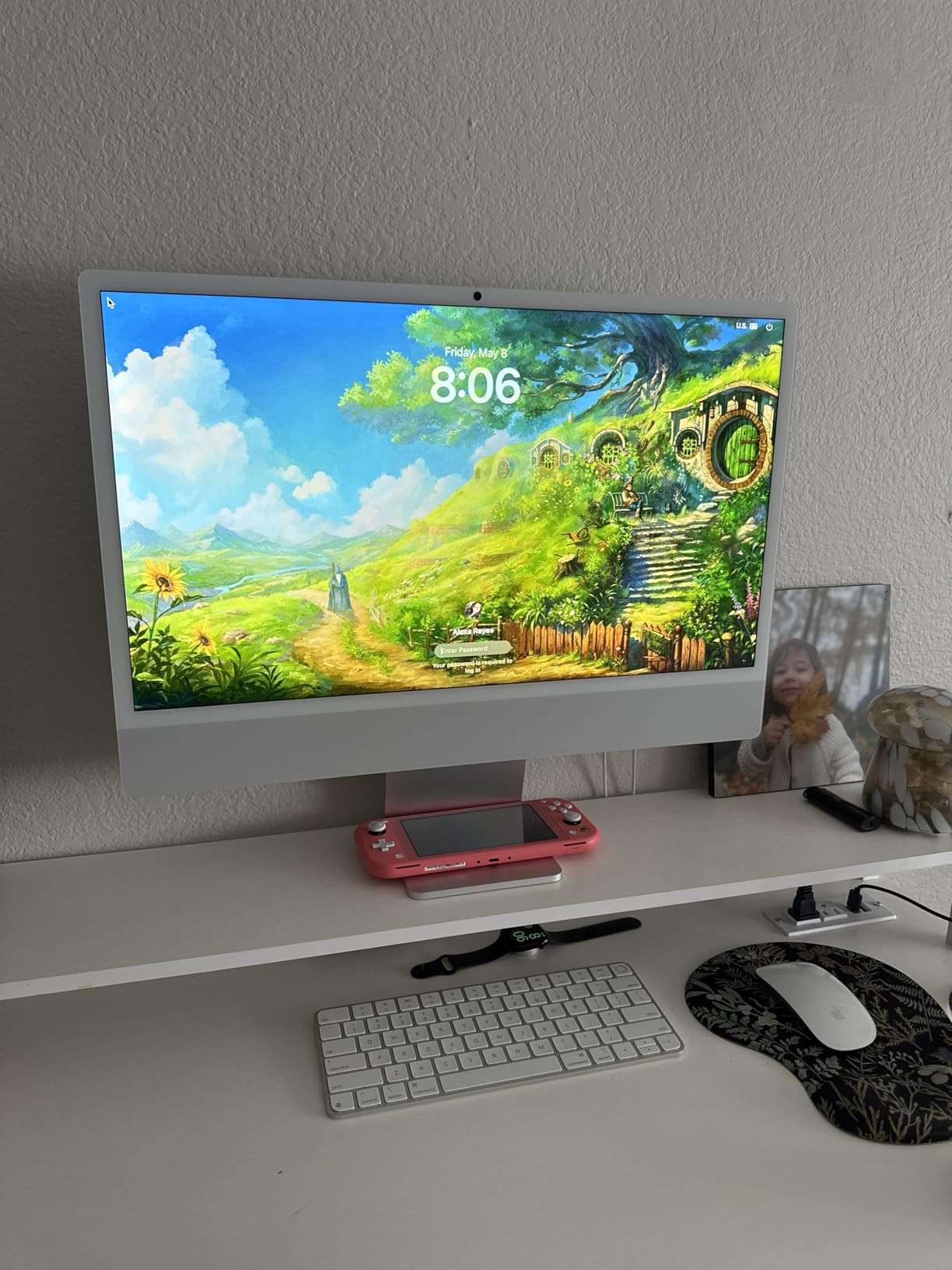 2024 iMac All-in-One Desktop Computer with M4 chip with 10-core CPU and 10-core GPU: Built for Apple Intelligence, 24-inch Retina Display, 24GB Unified Memory, 512GB SSD Storage; Silver customer photo 2