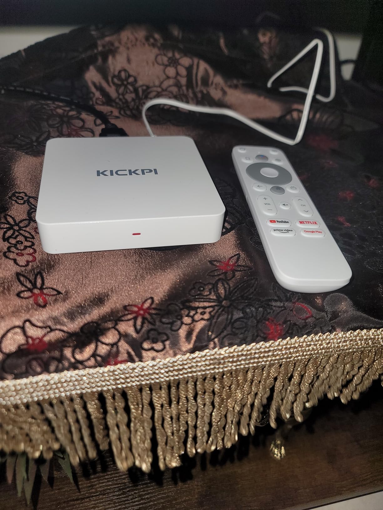 KP1 Android TV Box 12.0 Google Certified 4K Streaming Device with Voice Search 2GB RAM 16GB ROM, Dolby Audio, Bluetooth 5.0 Chromecast Built-in, Smart Home Control customer photo 1