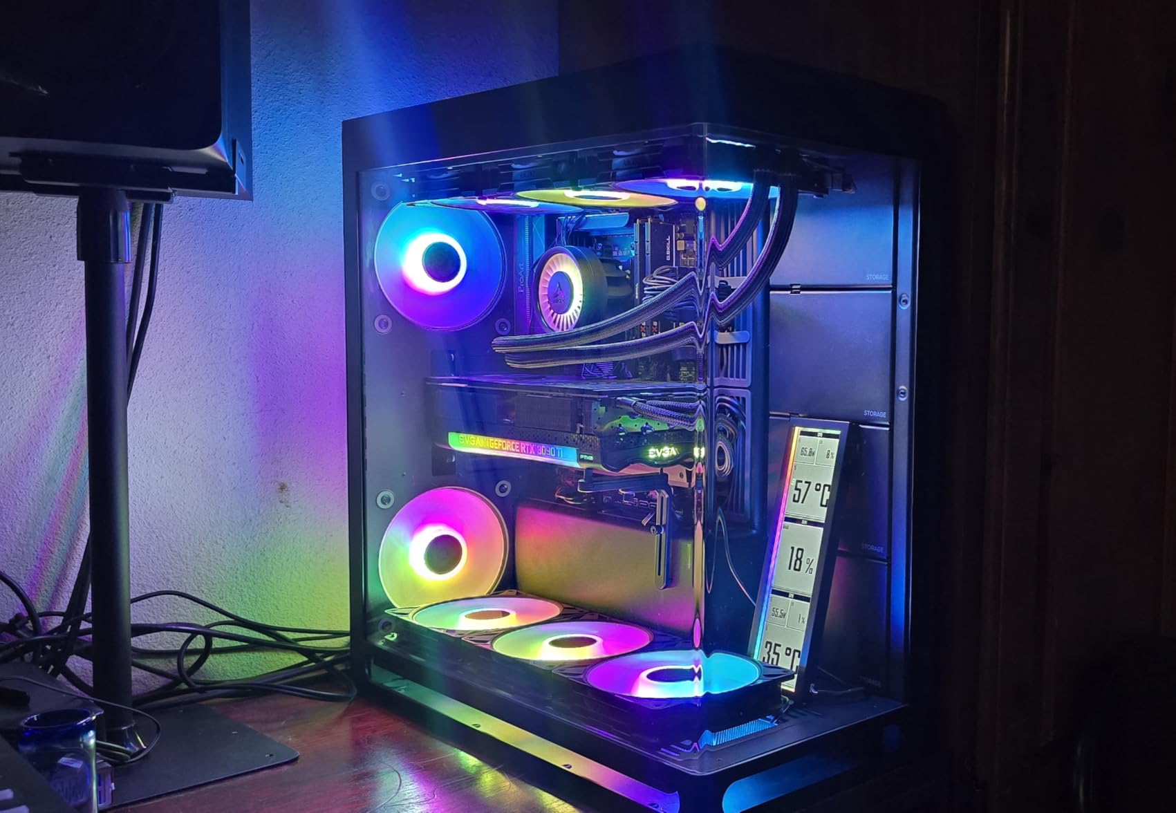 ARCTIC Liquid Freezer III Pro 420 A-RGB - AIO CPU Cooler, 3 x 140 mm Water Cooling, 38 mm Radiator, PWM Pump, VRM Fan, AMD AM5/AM4, Intel LGA1851/1700 Contact Frame - Black customer photo 2