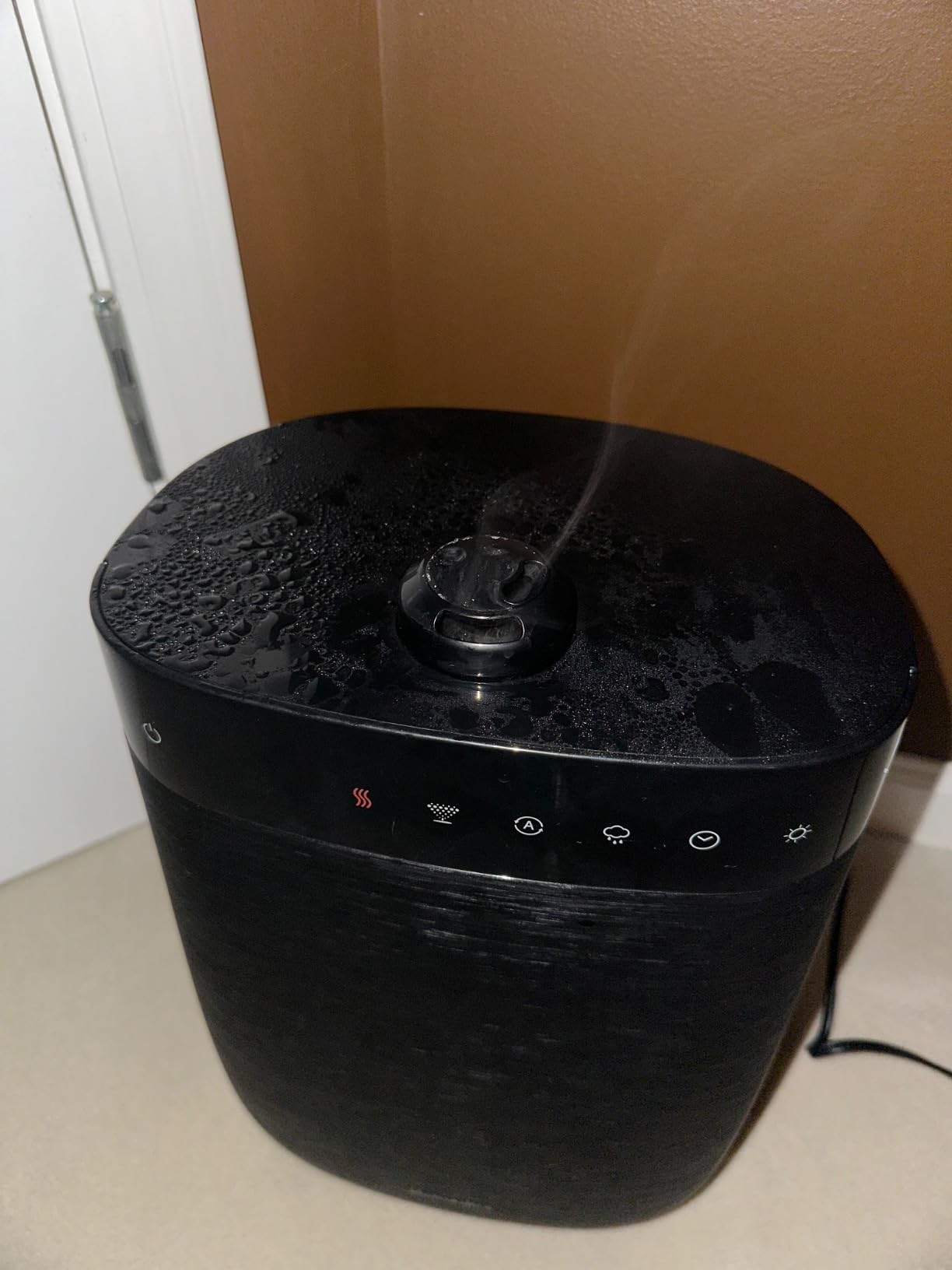 Deluxe Ultrasonic Humidifier for Large Rooms, Warm or Cool Mist, UV-C Technology, 1.5-Gallon Top Fill Tank, Smart Digital Programmable Humidistat, Home Dry Air Relief, Aromatherapy customer photo 1