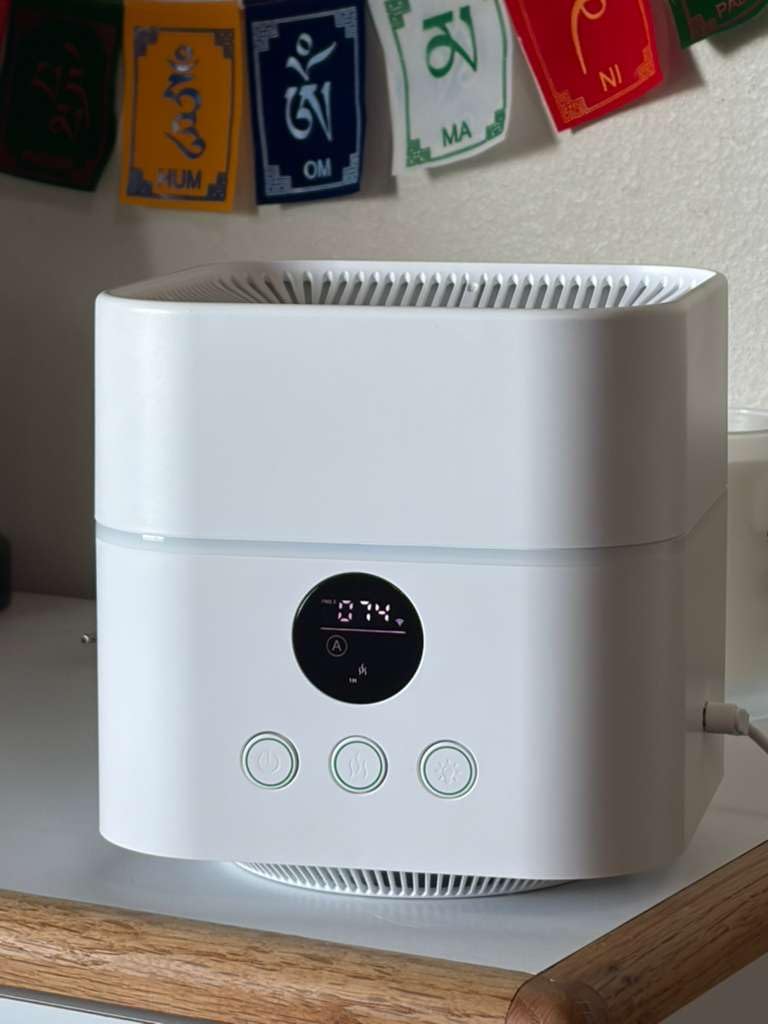 Air Purifier and Humidifier Combo for Bedroom, Covers Up to 200ft², H13 True HEPA Filter, 400ML Water Tank, Quiet Cool Mist Top Fill Essential Oil Diffuser for Baby, Pet Room, APP Control customer photo 2