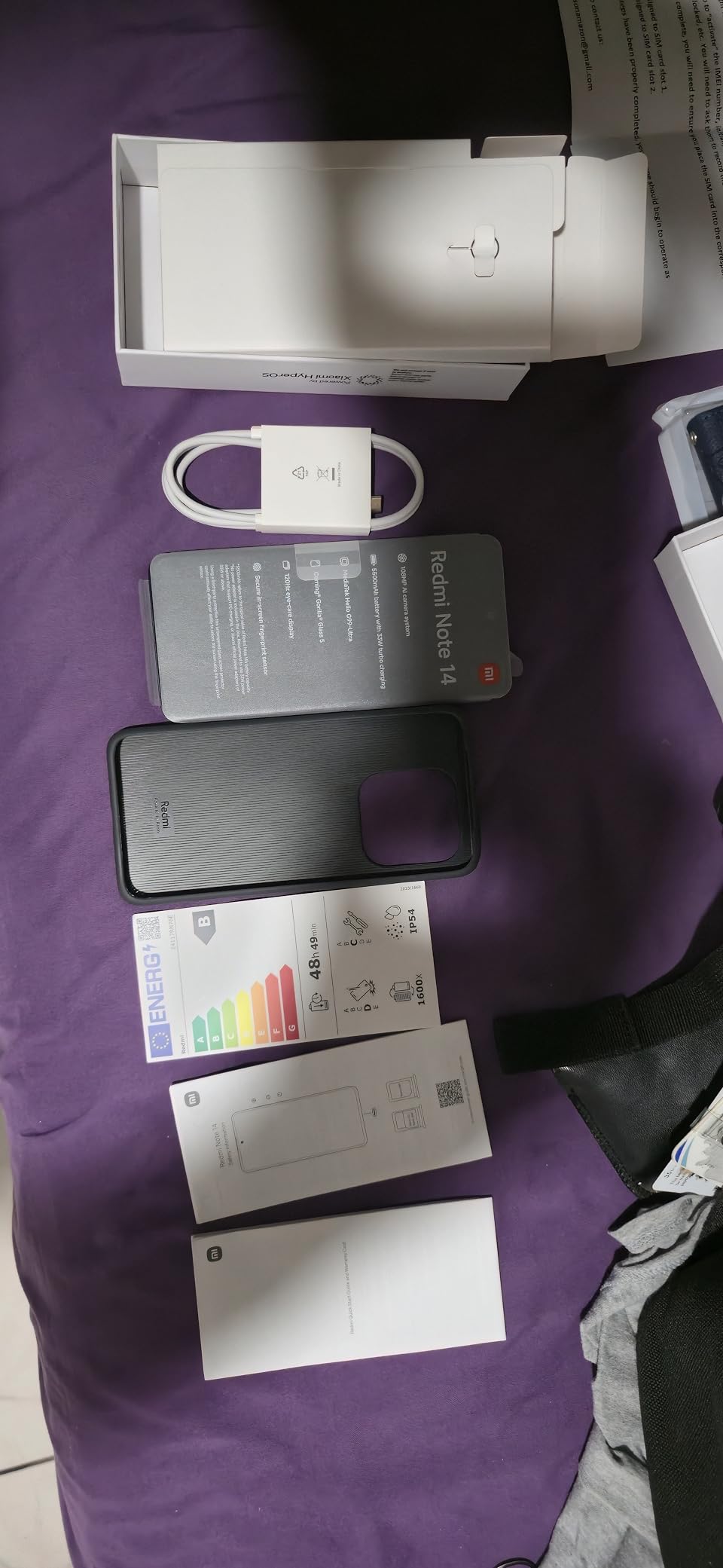 Redmi Note 14 4G LTE (for Tmobile Mint Tello Global) (128GB + 6GB) 6.67