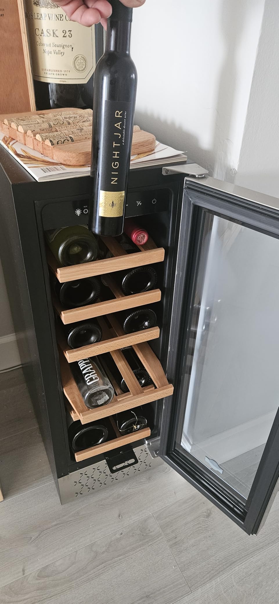 Tylza Outdoor Refrigerator 24 Inch Wide, Stainless Steel Beverage Refrigerator 176 Can for Undercounter Built-in or Freestanding, for Home and Patio, Water Proof, Fast Cooling, Low Noise, 37-65 °F customer photo 2