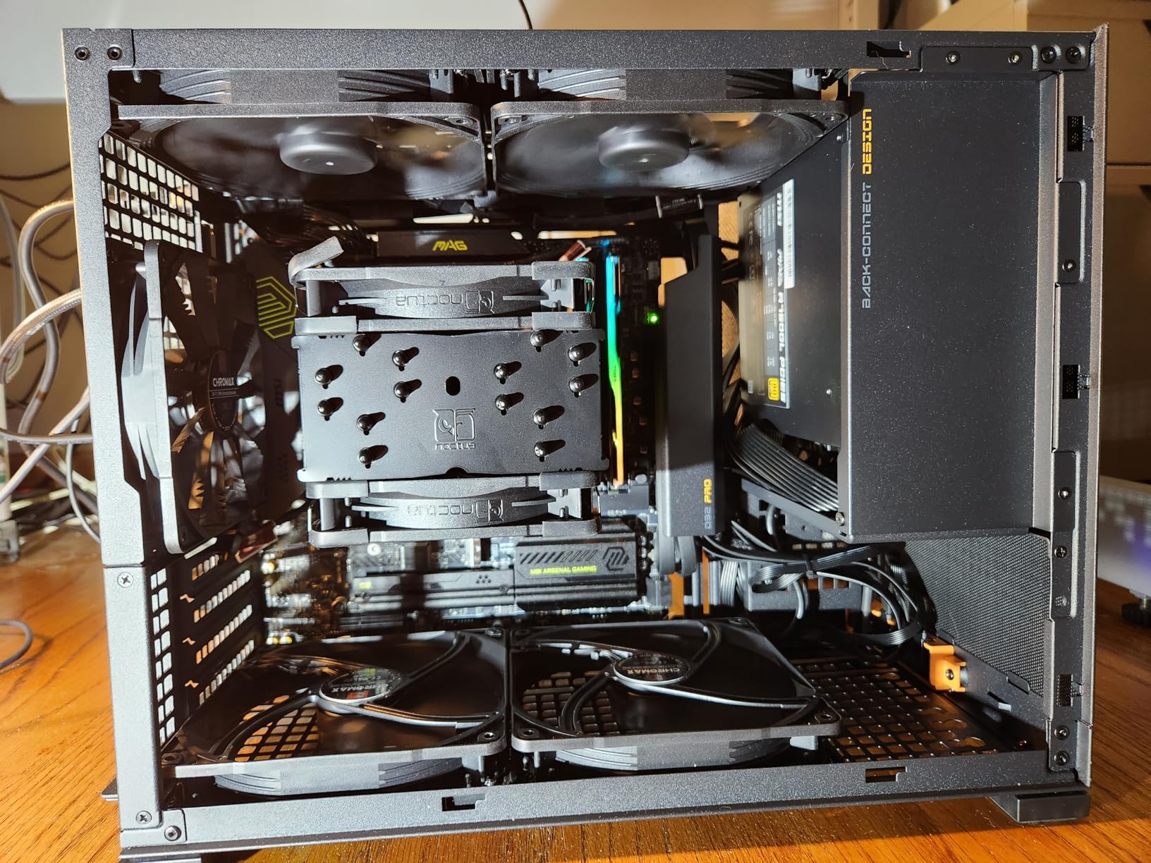 MSI MAG B860M Mortar WiFi Motherboard, mATX - Supports Intel Core Ultra Processors (Series 2), LGA 1851 - DDR5 Memory Boost 9200+ MT/s OC, 1 x PCIe 5.0 x16, 1 x M.2 Gen5, 5G LAN, Wi-Fi 7 customer photo 1