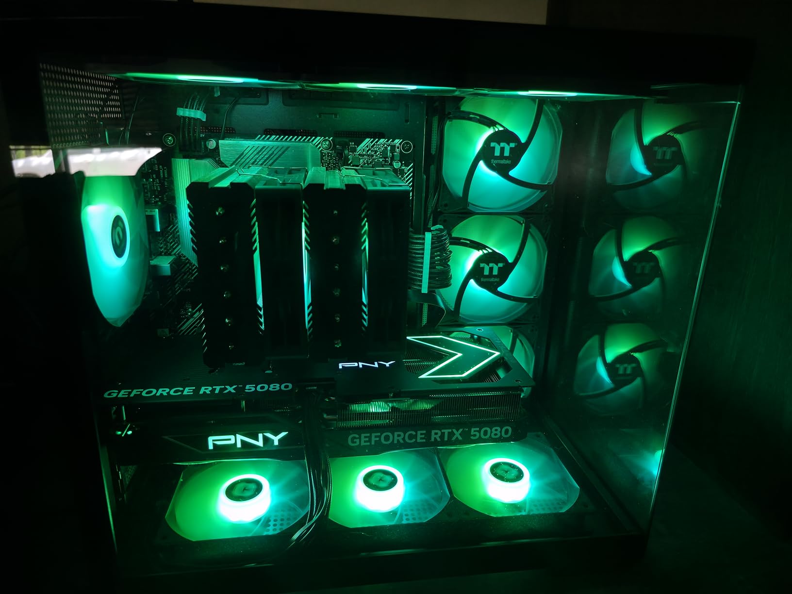 PNY NVIDIA GeForce RTX 5080 Epic-X ARGB OC Triple Fan Graphics Card (16GB GDDR7, 256-bit, Boost Speed: 2775 MHz, PCIe 5.0) customer photo 1