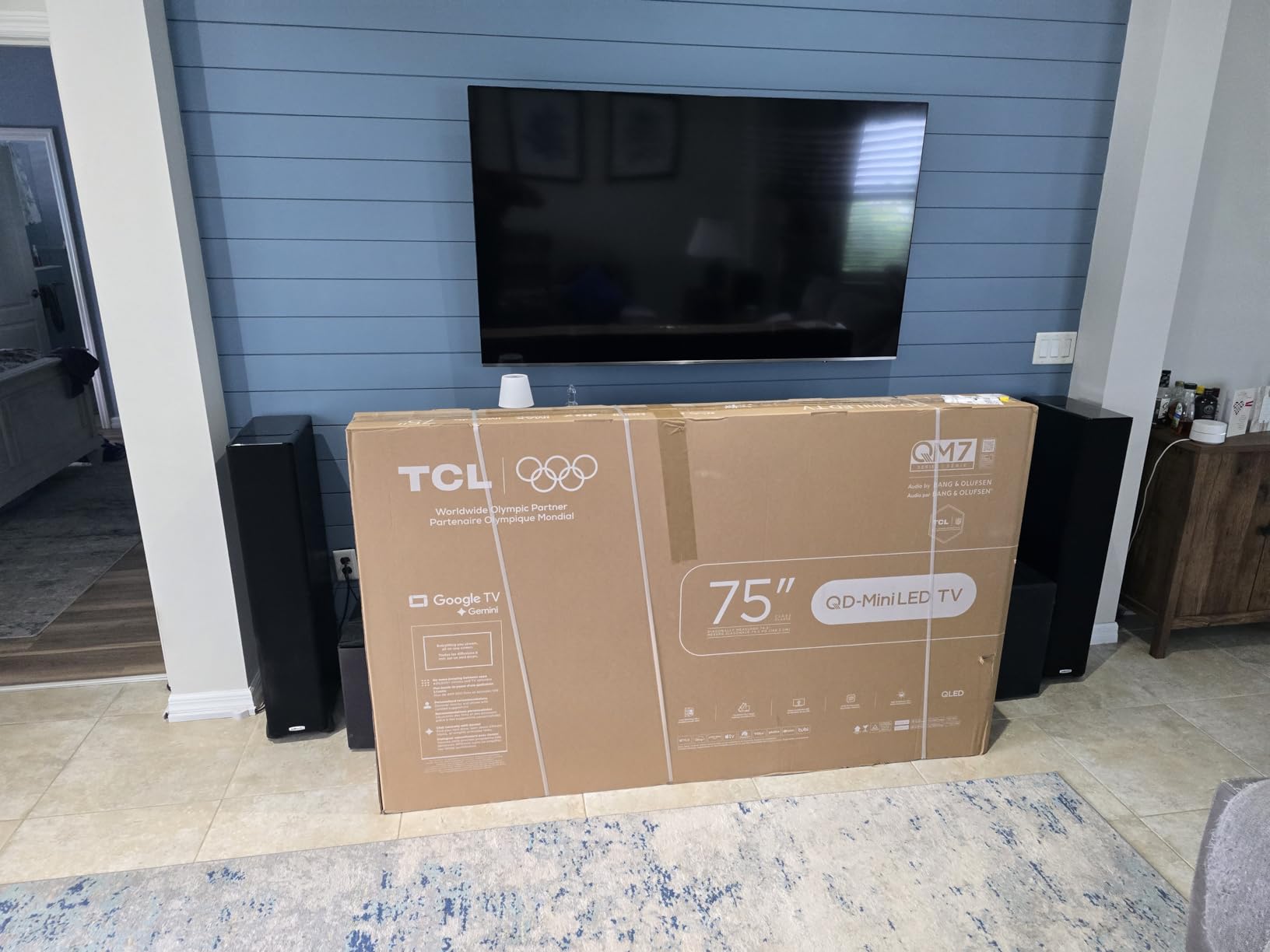 65 Inch Class QM7K Series | Mini LED QLED 4K HDR | 65QM7K, 2025 Model | 120HZ-144HZ Anti Reflective Screen Smart Google TV Dolby Atmos Onkyo Audio | Voice Remote Alexa Gaming Streaming Television customer photo 1