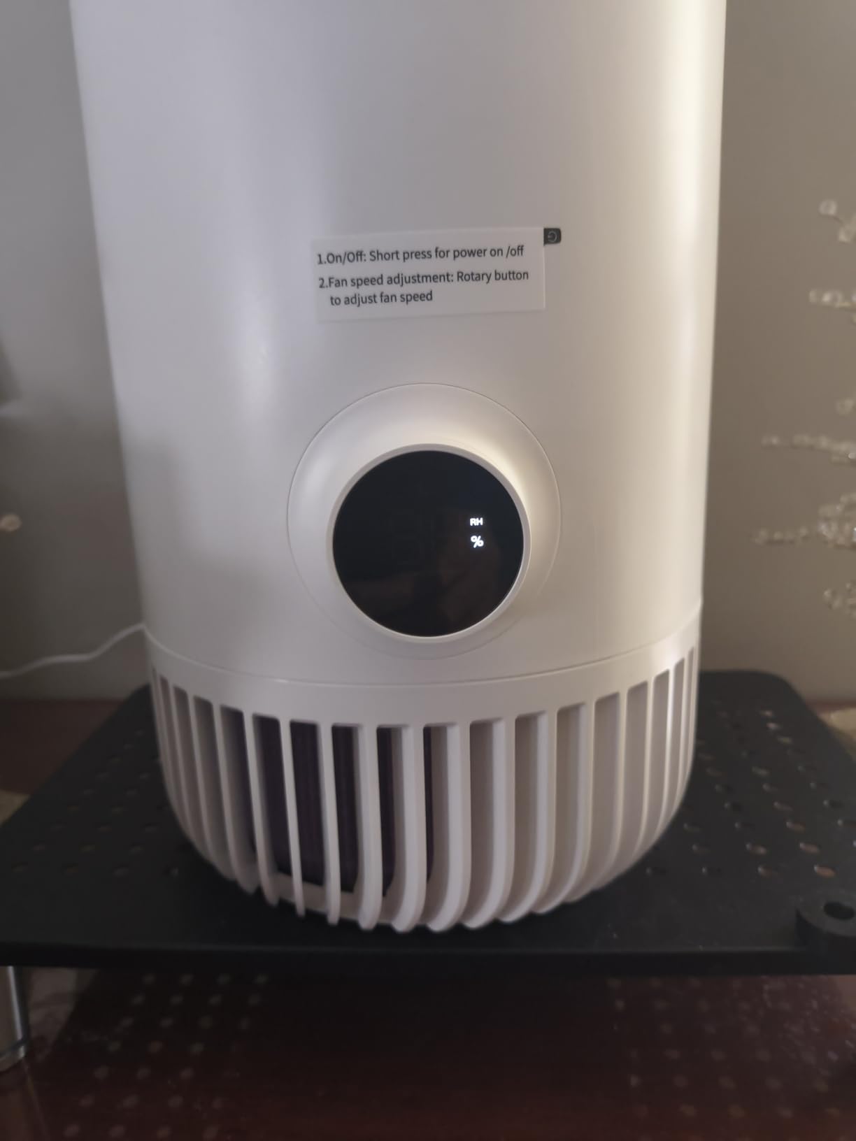 Humidifier and Air Purifier in One, Evaporative No-Mist HEPA Air Purifier & Humidifier Combo for Bedroom, 0.8-Gal Top-Fill Water Tank, Ultra-Quiet 23dB customer photo 1