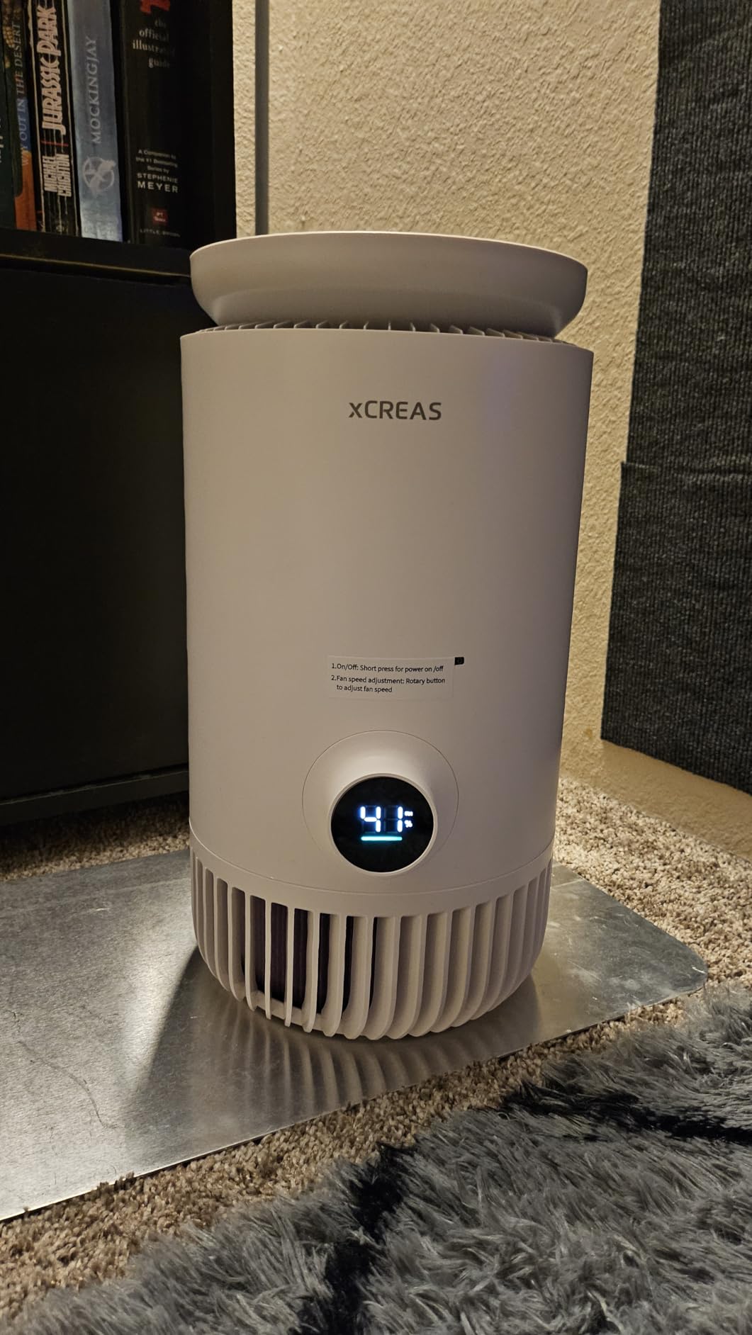 Humidifier and Air Purifier in One, Evaporative No-Mist HEPA Air Purifier & Humidifier Combo for Bedroom, 0.8-Gal Top-Fill Water Tank, Ultra-Quiet 23dB customer photo 2