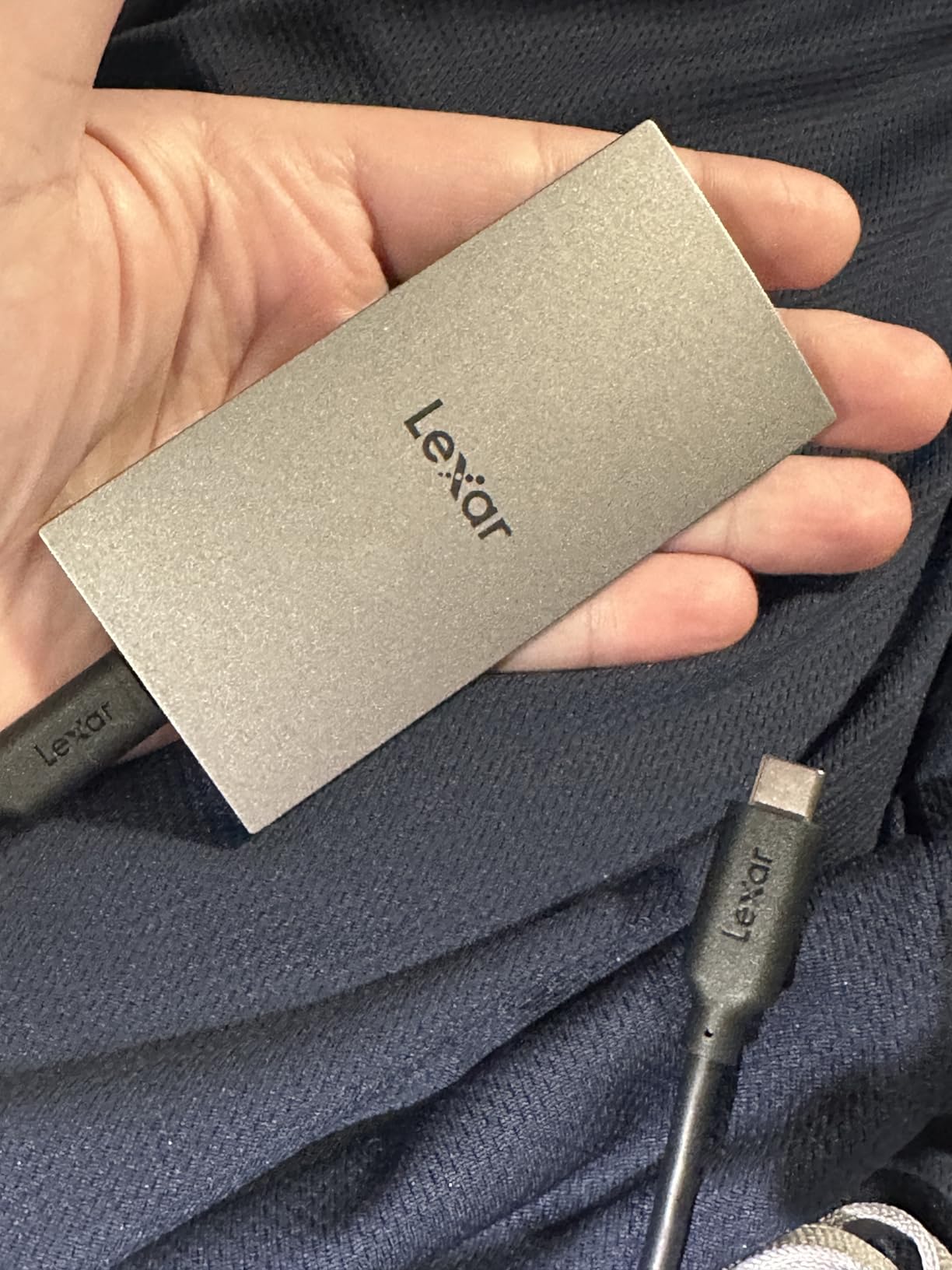 Lexar ES3 1TB External SSD, USB 3.2 Gen2 Portable SSD, PSSD Up to 1050MB/s Read, 1000MB/s Write, External Solid State Drive Compatible with iPhone 17 Series/Mac/PS5/XBOX/Laptop/PC, Silver customer photo 1