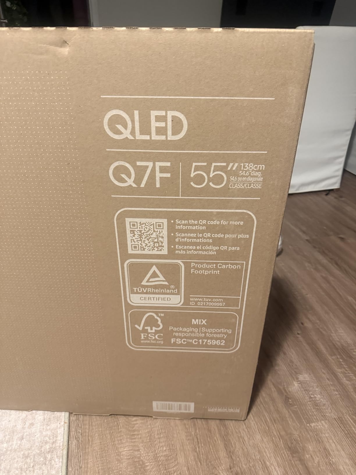 Samsung 85-Inch Class QLED Q7F Series Samsung Vision AI Smart TV (2025 Model, 85Q7F) Quantum HDR, Object Tracking Sound Lite, Q4 AI Gen1 Processor, 4K upscaling, Gaming Hub, Alexa Built-in customer photo 1
