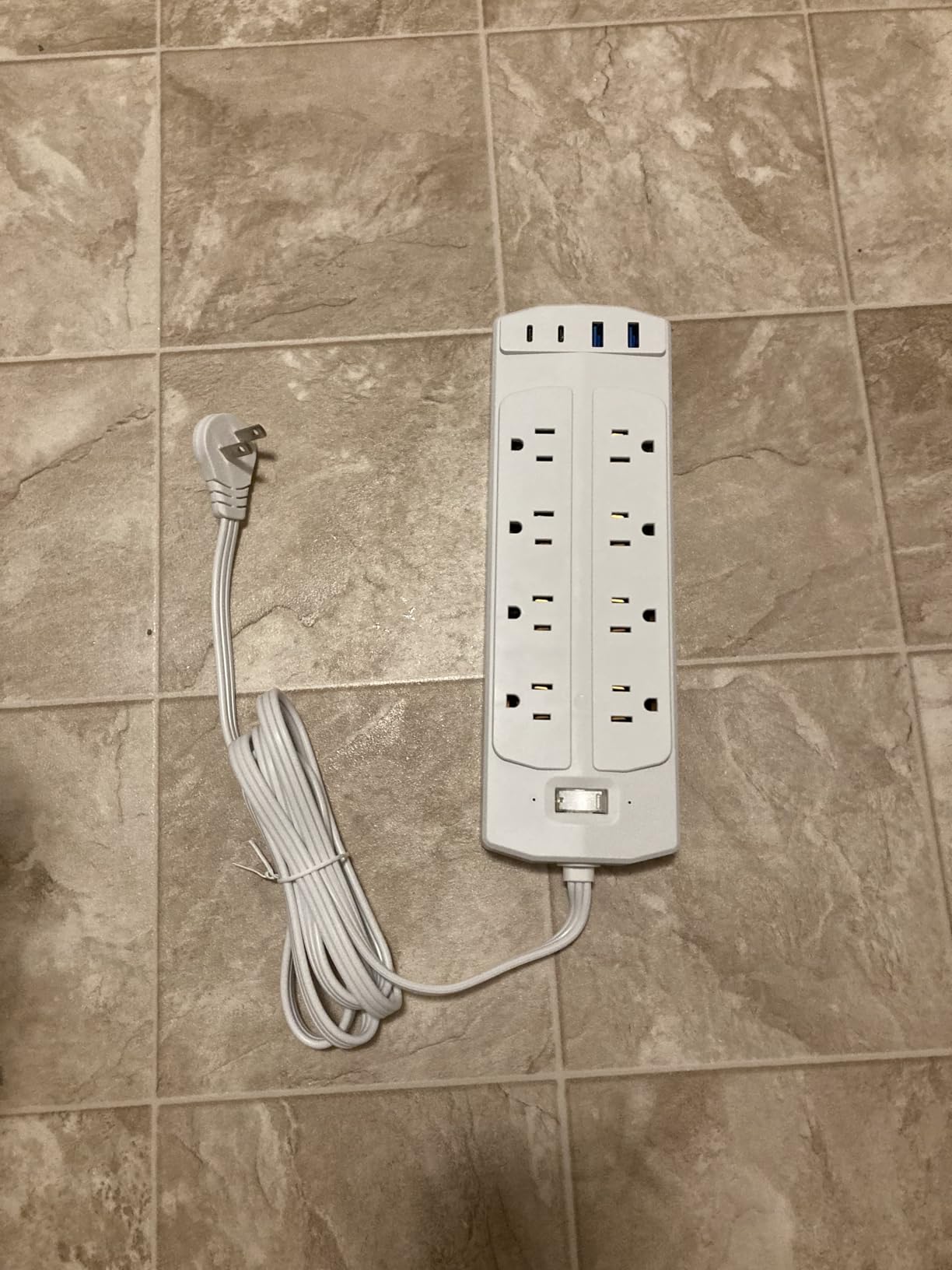 Smart Power Strip, Yozisital Charging Station with 6 Smart Outlets and 4 USB Ports, 5FT Flat Plug Extension Cord for Home Office, Works with Alexa & Google Home customer photo 2