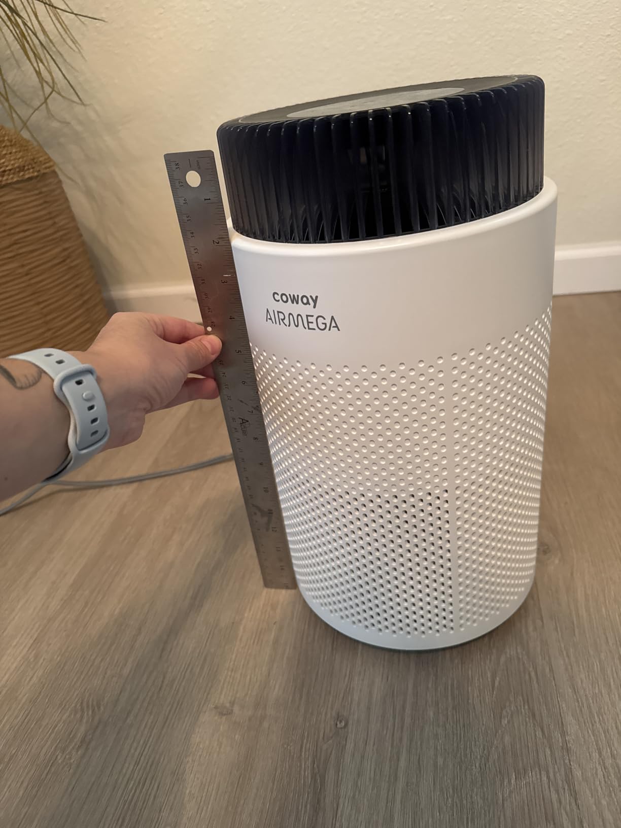 Coway Airmega 50 Air Purifier for Bedroom up to 500 ft², HEPA and Deodorization Filter for Smoke, Allergies, Pet Dander, AQI Monitor, Auto Mode, Filter Indicator, Night Light, 2yr Warranty, White customer photo 1