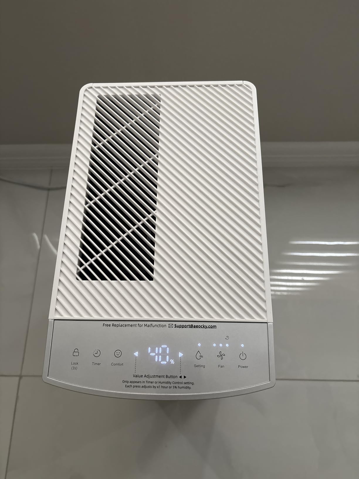 74 Pint/D Energy Star Version 6.0 Dehumidifier, 4500 Sq.Ft Smart Compressor Dehumidifier with Drain Hose, Intelligent Humidistat,for Basement,Bedroom,Home,Bathroom customer photo 2