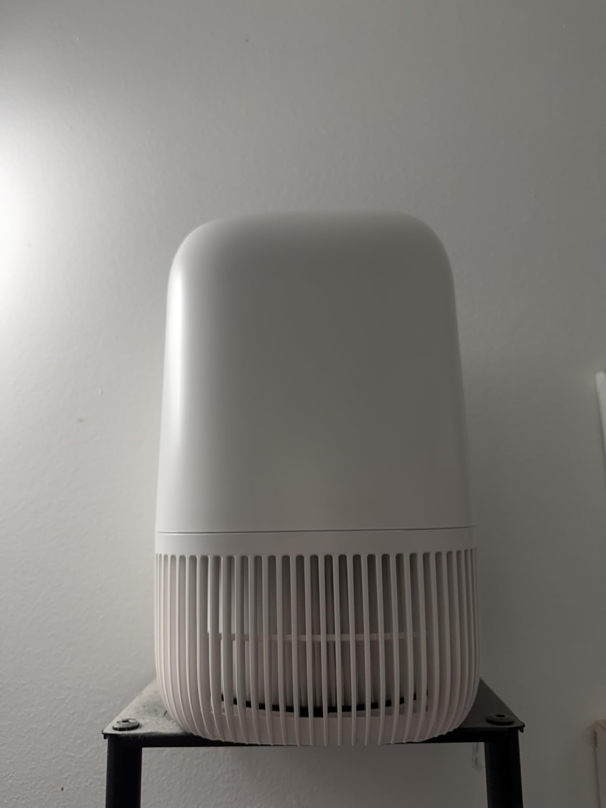Air Purifiers for Bedroom with High Efficiency Filter Up to 1076 Ft² for Pet Hair, Odors, Pollen, Smoke, Compact Air Cleaner with 3 Speeds, Timer, Aroma Quiet 360°Intake Filter, Black customer photo 1