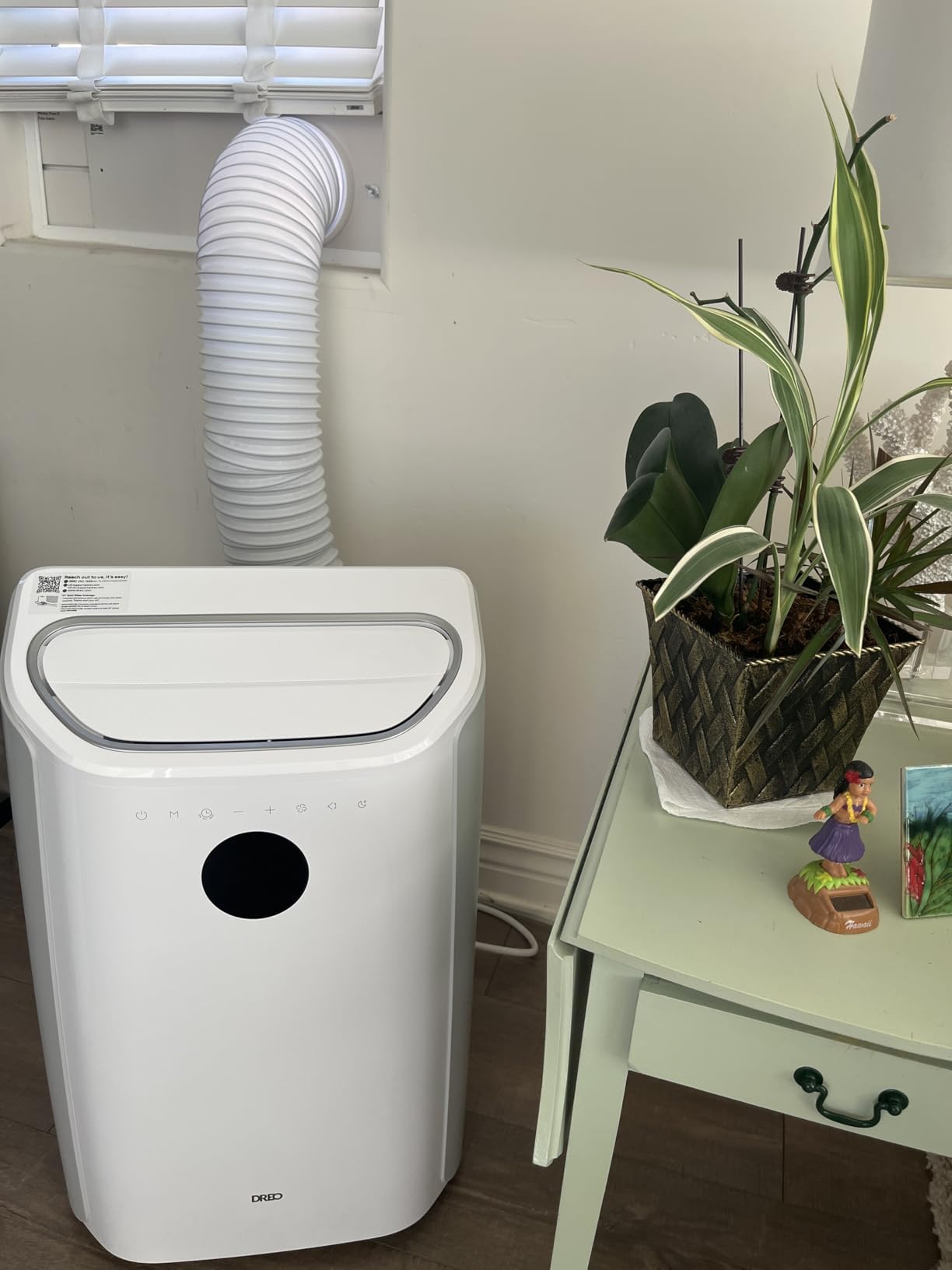 DREO Portable Air Conditioner 515S, 12000 BTU ASHRAE (8000 BTU DOE) Smart AC Unit for Bedroom with Drainage-free Cooling, Fan&Dehumidifier 3 in 1, APP/Voice/Remote, Quiet Standing AC for Room Indoors customer photo 2