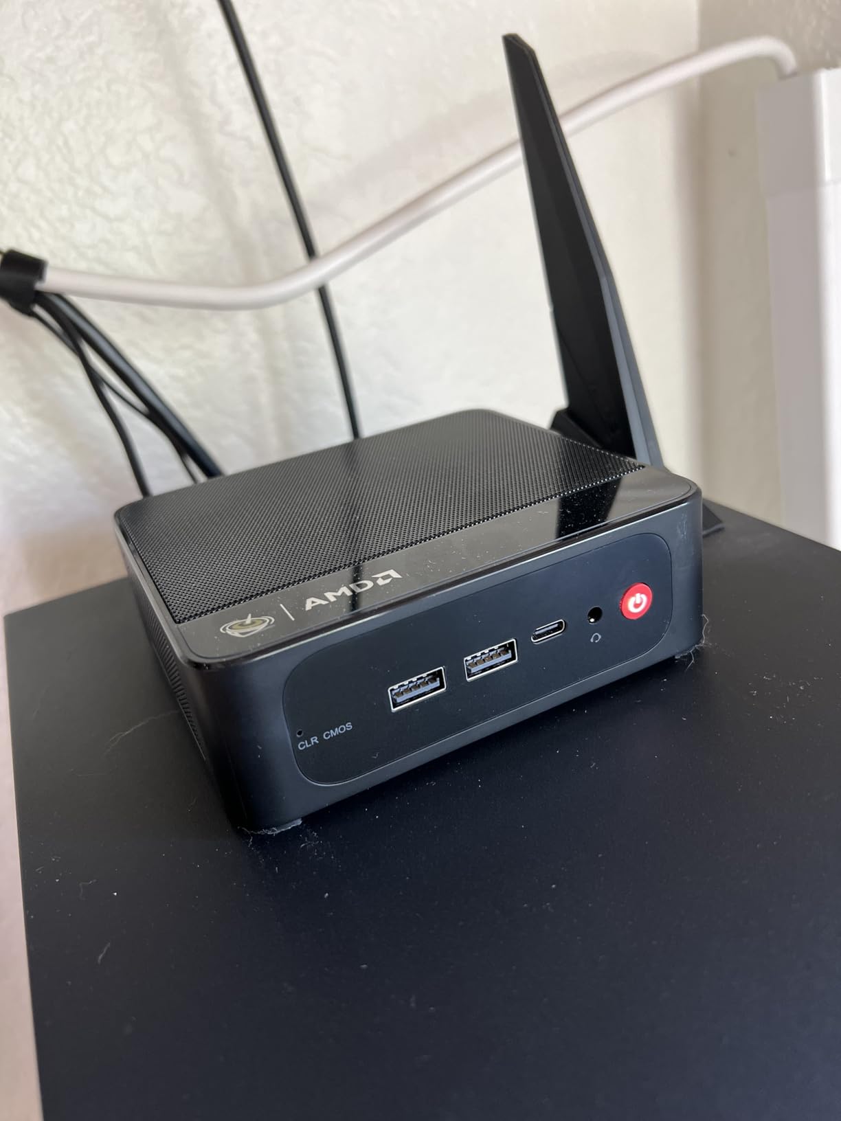 Beelink SER5 MAX Mini PC, AMD Ryzen 7 7735HS (8C/16T, up to 4.75 GHz), Mini Computer 24GB LPDDR5 RAM 500GB SSD Graphics 12 Core 2200 MHz, Support 4K Triple Display/HDMI+DP+Type-C/Wifi6/BT5.4/USB3.2 customer photo 1