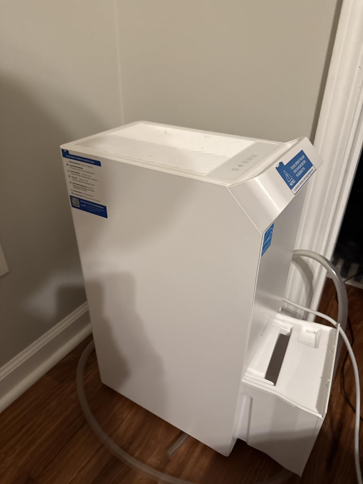 5,000 Sq.Ft Most Efficient Energy Star 2024 Dehumidifier with Pump,Vellgoo Max 100 Pint/D Smart Compressor Dehumidifier for Basement with Drain Hose, for Home,Large Rooms customer photo 2