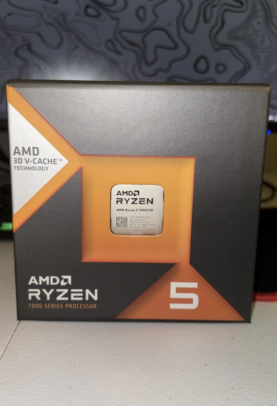 AMD Ryzen 5 7600X3D Raphael AM5 4.1GHz 6-Core Processor customer photo 1