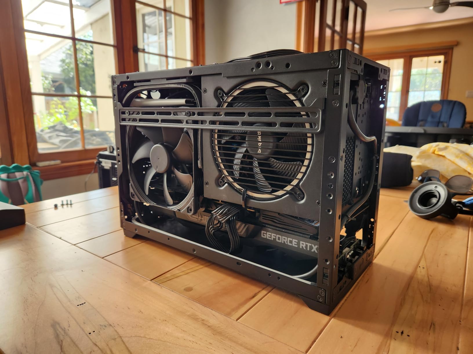 SSUPD Meshroom D Mini-ITX Small Form Factor (SFF) Case - Full Mesh Side Panel - Tool-Free and Easy Accessibility Black (Variant B) customer photo 2