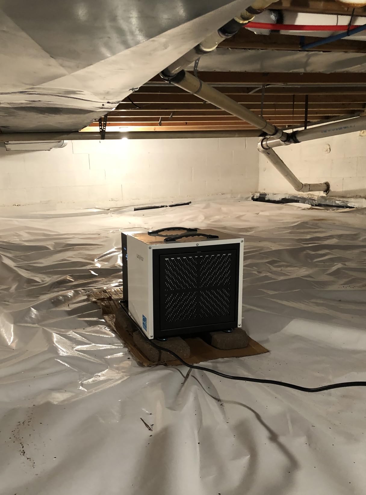 Waykar 70 Pint Energy Star Crawl Space Dehumidifier with Drain Hose for Basements, Commercial & Water Damage Spaces up to 5000 Sq. Ft., Compact, Strong Dehumidification, 5-Year Quality Coverage customer photo 2