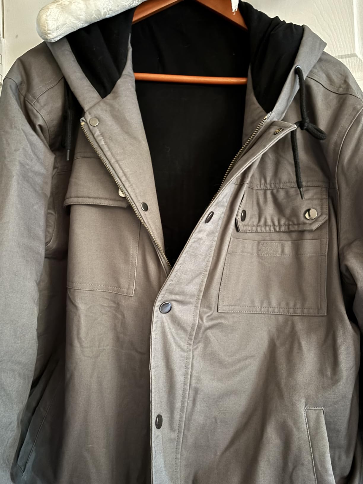 Graphene Heated Jacket For Men 12V 18400mAh Fast Charge Large Capacity Battery customer photo 2