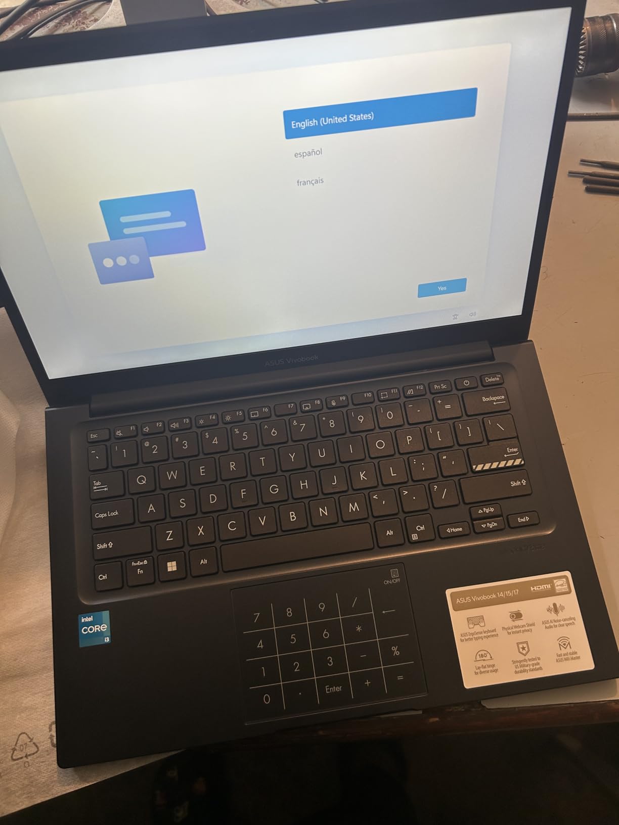 ASUS Vivobook Laptop 2025 Ultra Portable Business Computer, 14