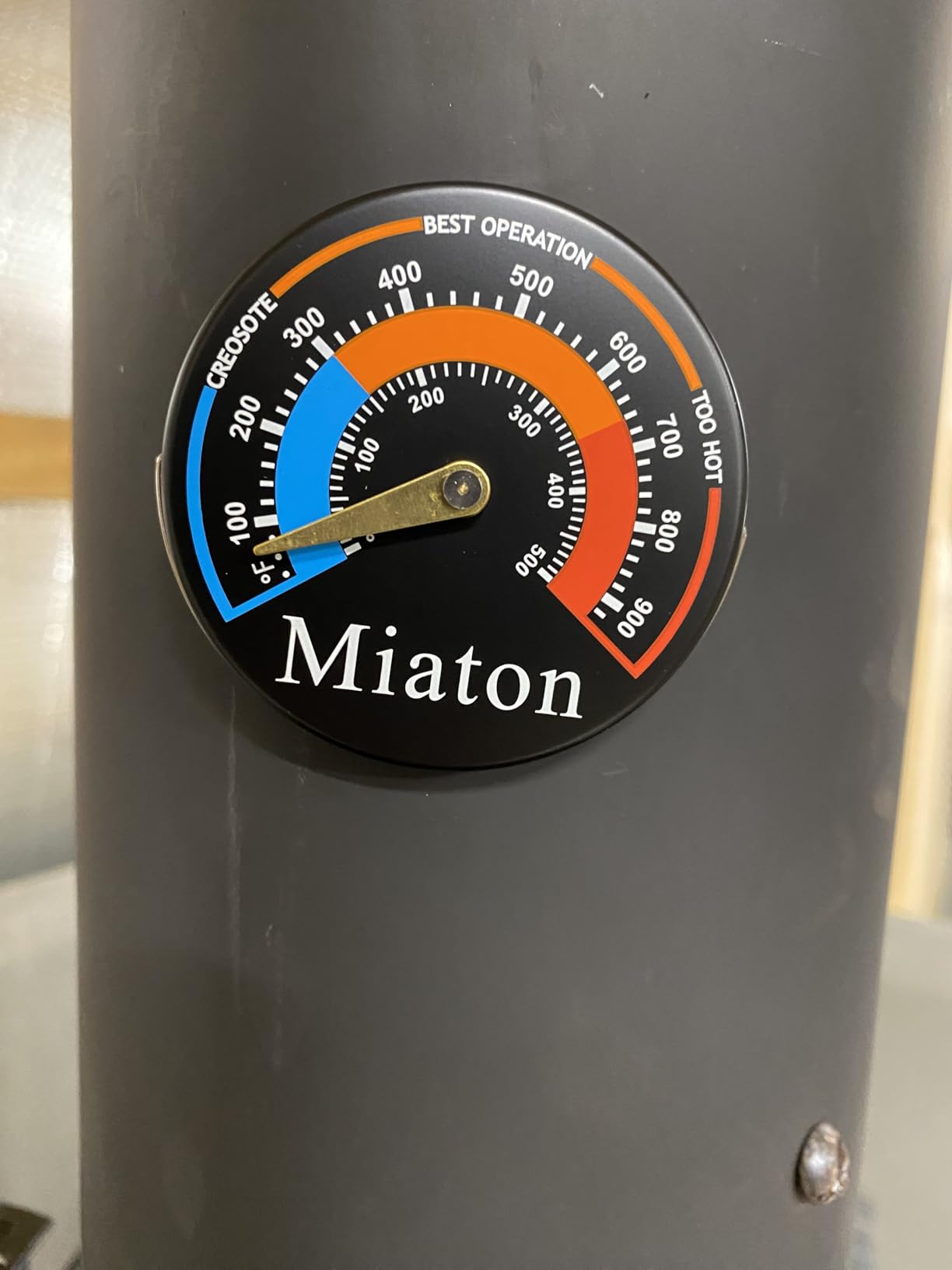 Wood Stove Fan Heat Powered | Fireplace Fan Heat Activated w/Thermometer customer photo 1
