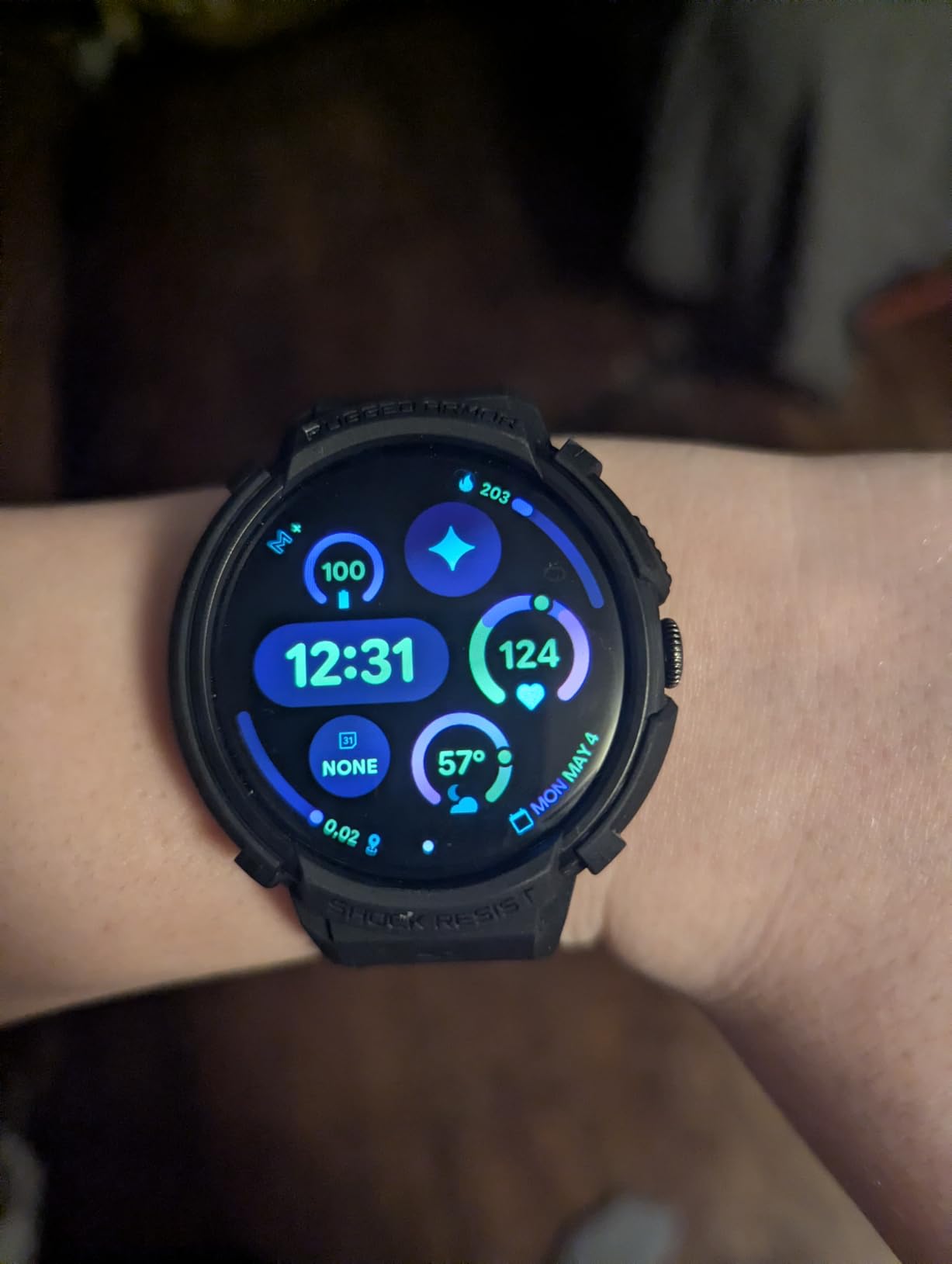 Pixel Watch 4 (45mm) - Android Smartwatch with Heart Rate and Sleep Tracking - 40-Hour Battery - Fitness Tracking - Google AI - Matte Black Aluminum Case - Obsidian Active Band - Wi-Fi customer photo 1